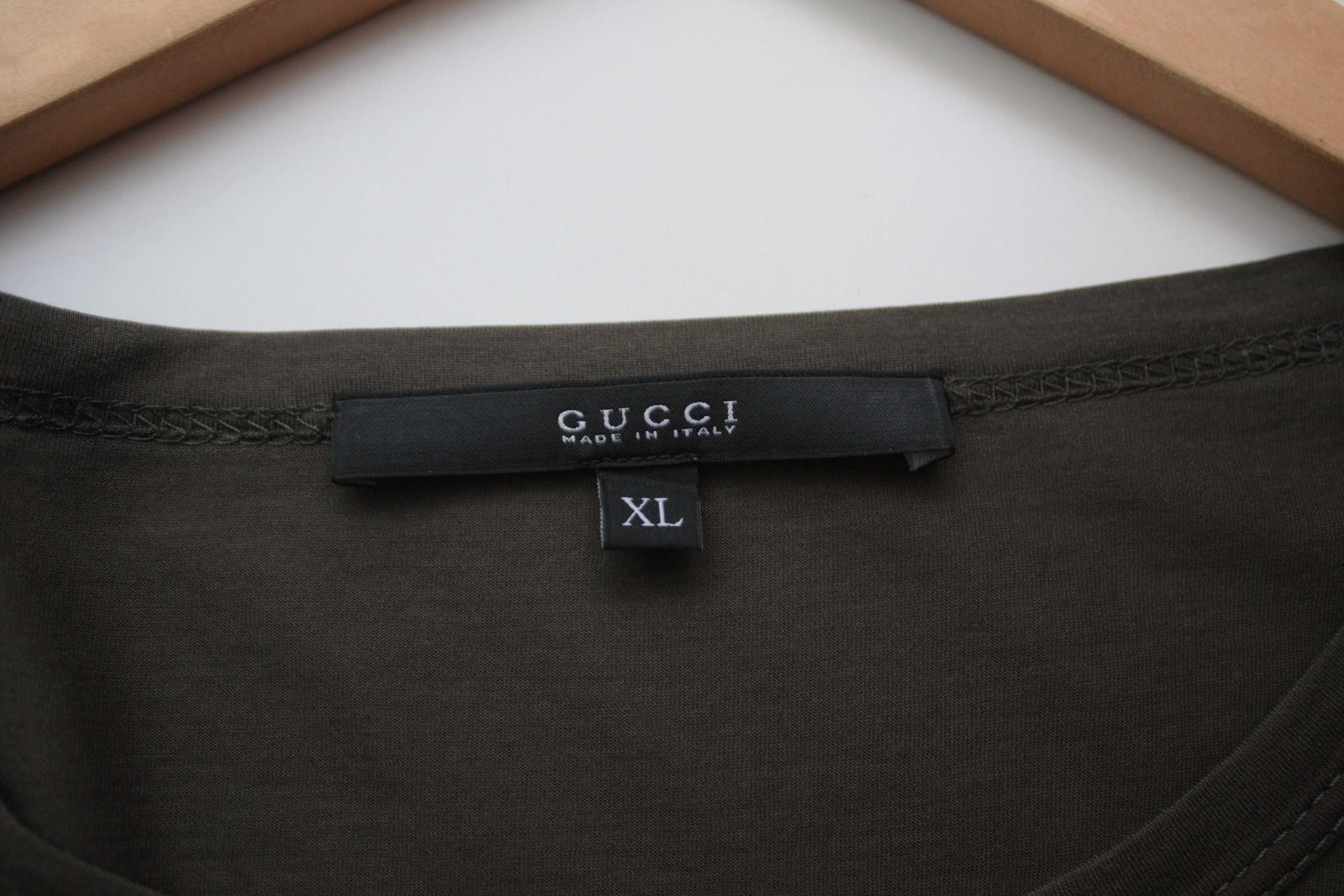 Gucci Gucci Green Logo Shirt XL Made In Italy Size US XL / EU 56 / 4 - 6 Thumbnail