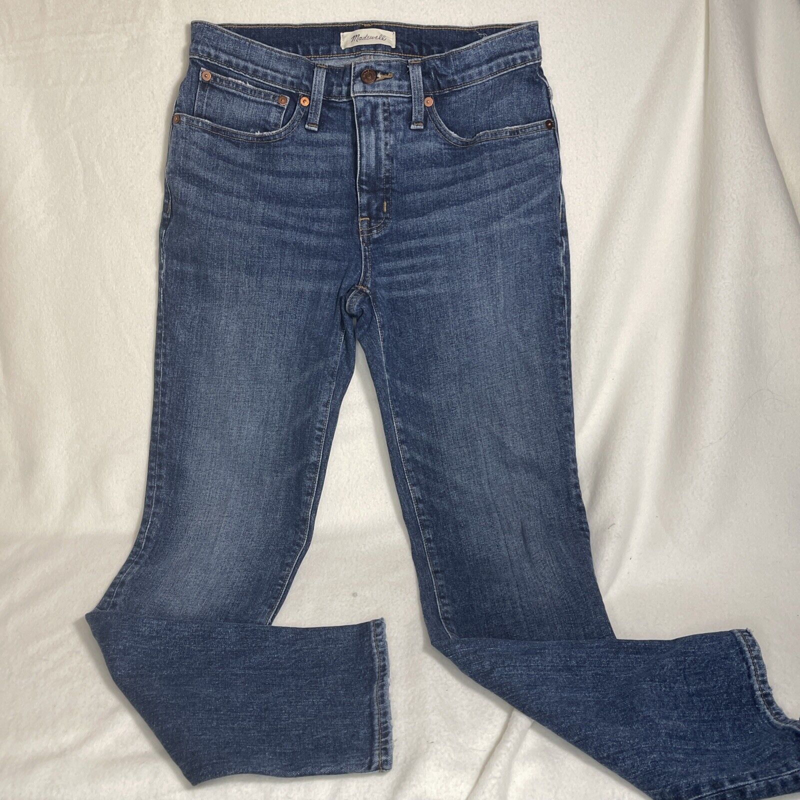 Madewell Madewell Jeans Women’s 25 Tomboy Straight Mid Rise Dark Wash Size 25" / US 0 / IT 36 - 1 Thumbnail