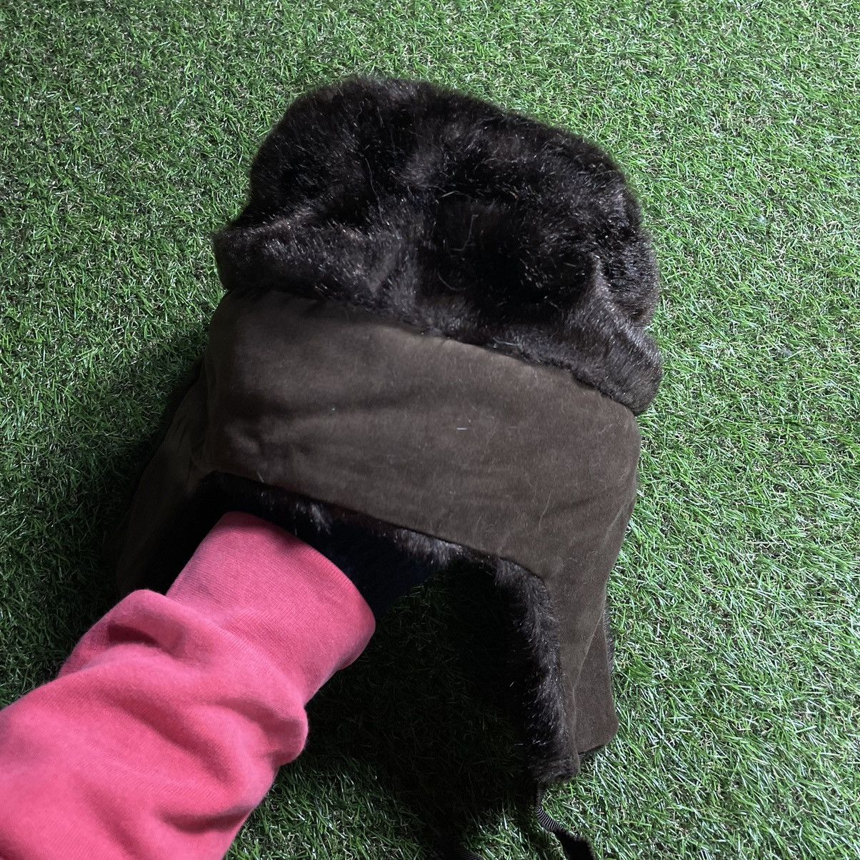 Vintage Vintage Y2K Fuzzy Mohair Beanie Ushanka Alt Goth Faded OS Size ONE SIZE - 4 Thumbnail