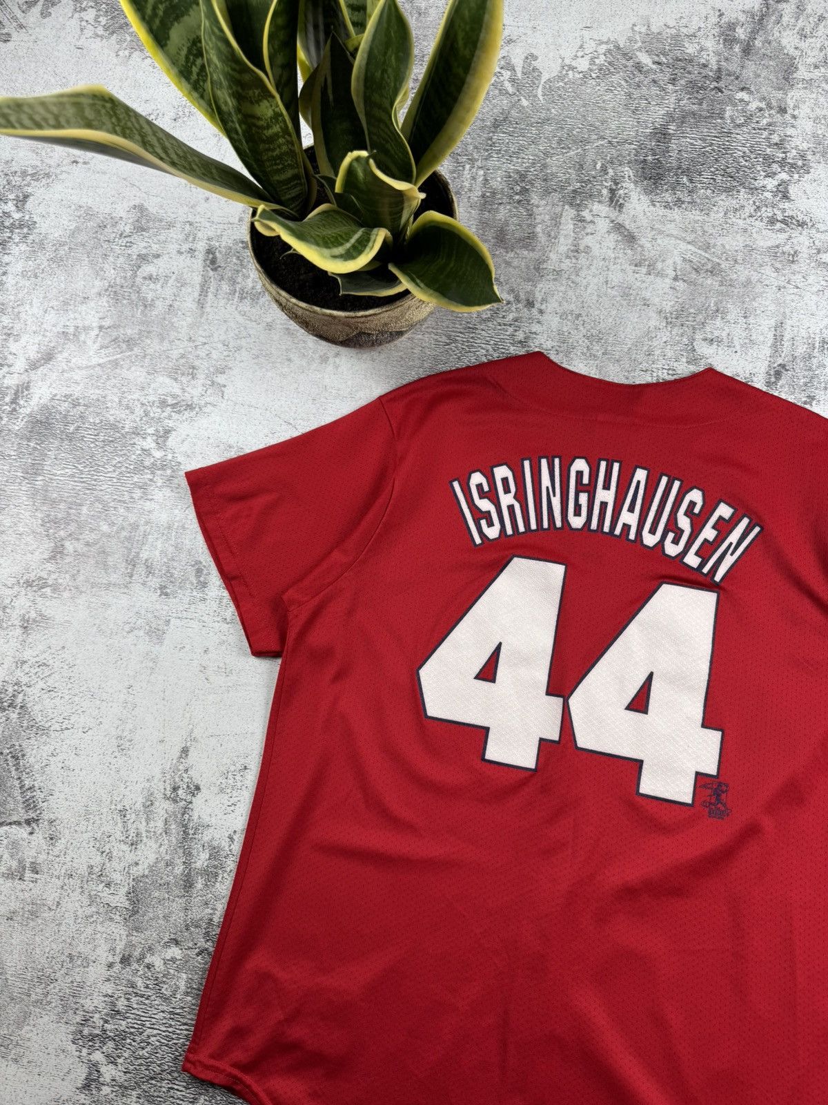 Majestic CARDINALS Isringhausen 44 USA Baseball Jersey USA T Shirt Size US L / EU 52-54 / 3 - 6 Thumbnail