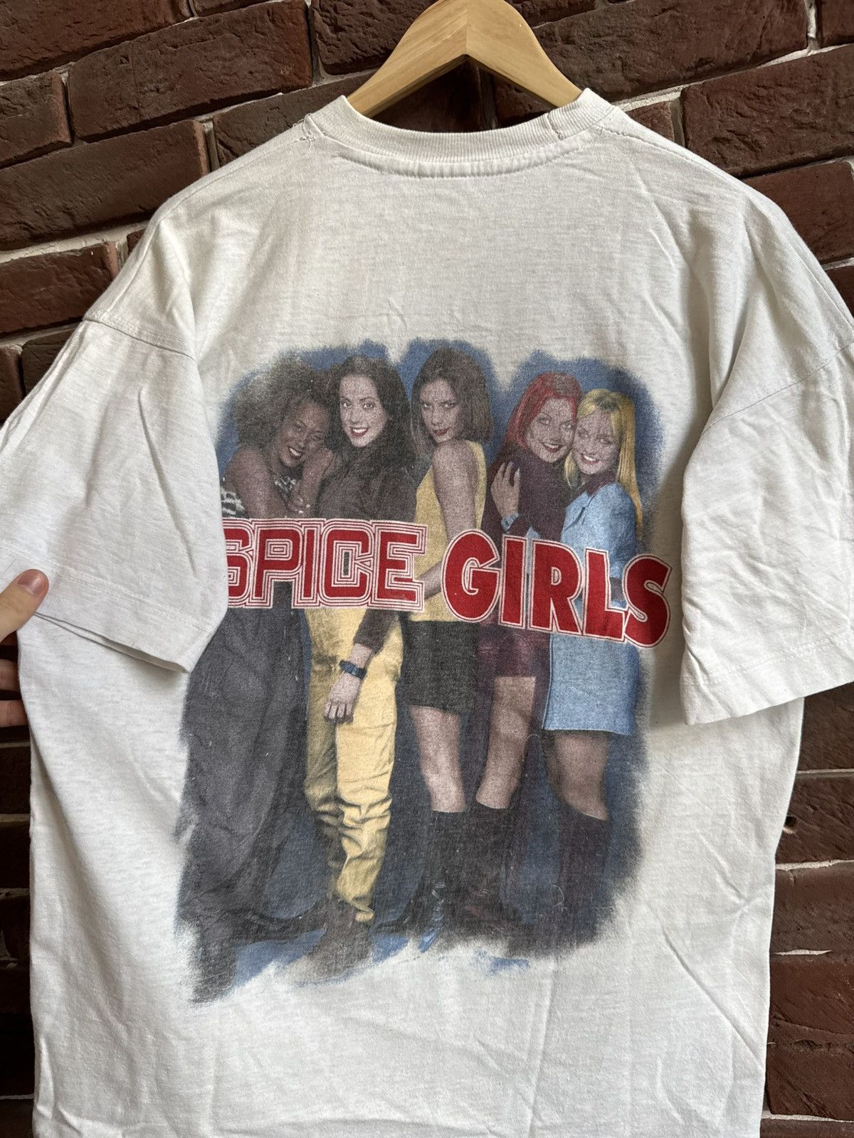 Band Tees Vintage 90s Spice Girls Band Rap Tee Very Rare Pop Hype Size US L / EU 52-54 / 3 - 13 Thumbnail