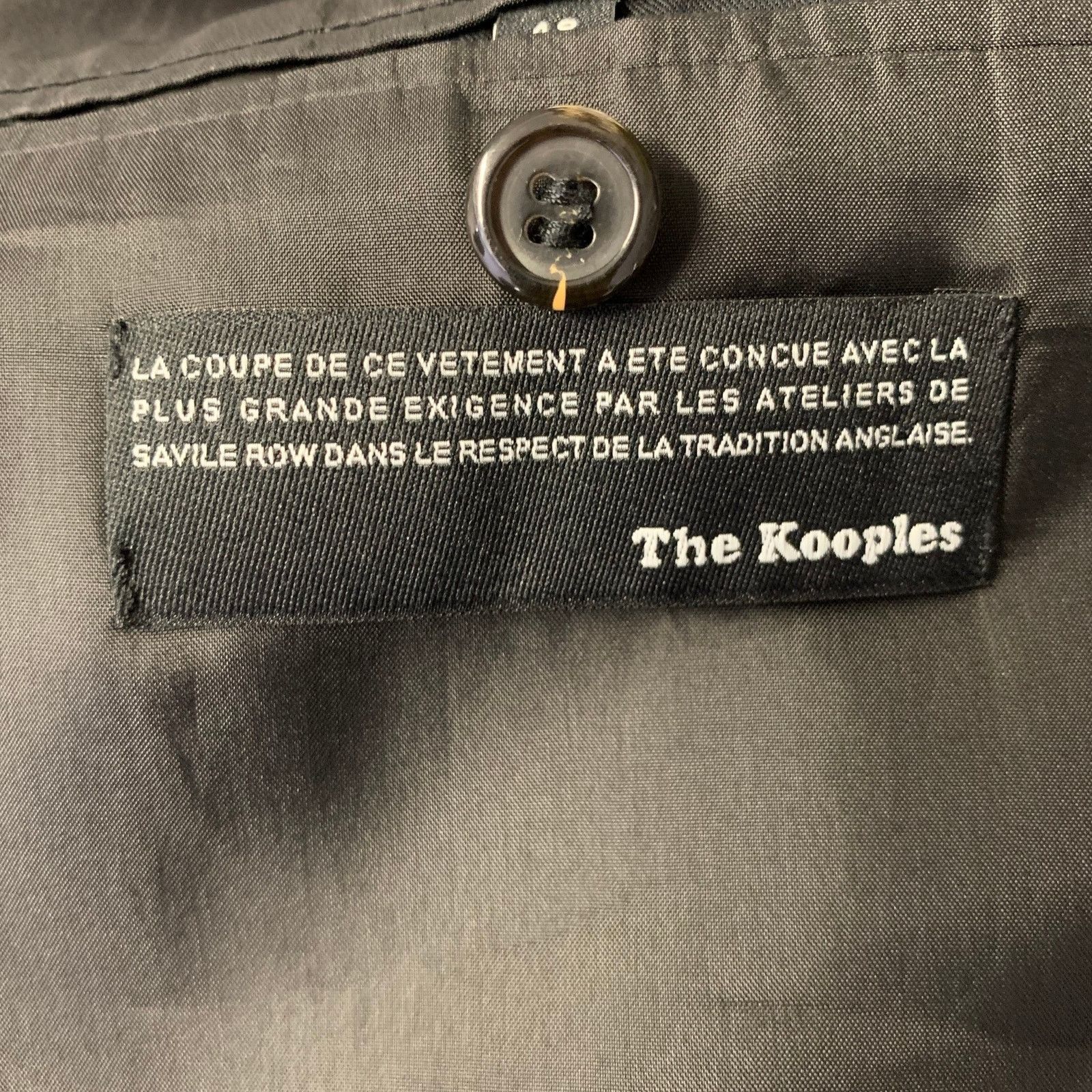 The Kooples THE KOOPLES Size 38 Black Solid Cotton Military Coat Size US M / EU 48-50 / 2 - 4 Thumbnail