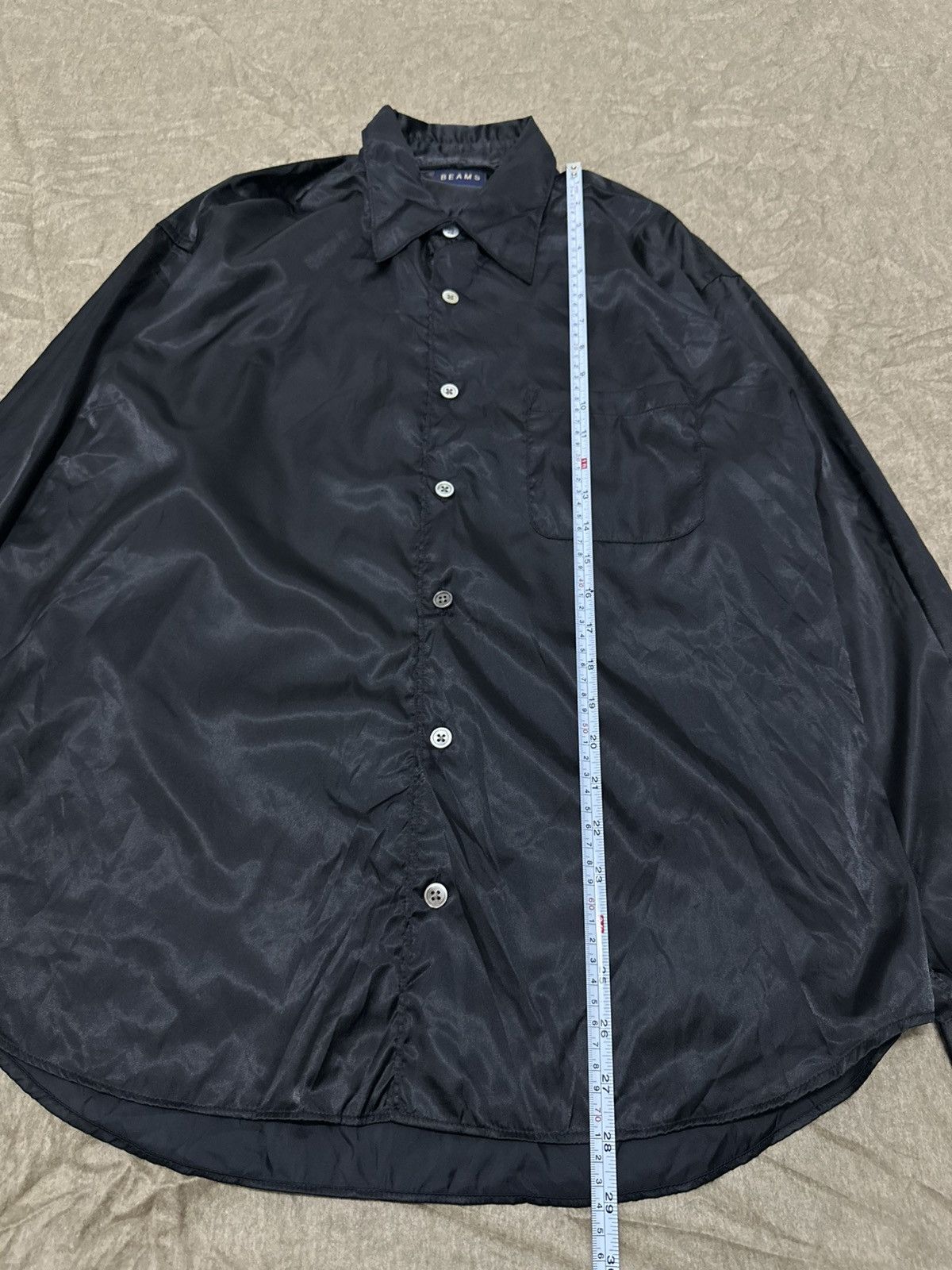 Beams Plus 1990 - Beams Japan 100% Nylon Pocket Button Up Shirt Size US L / EU 52-54 / 3 - 6 Thumbnail