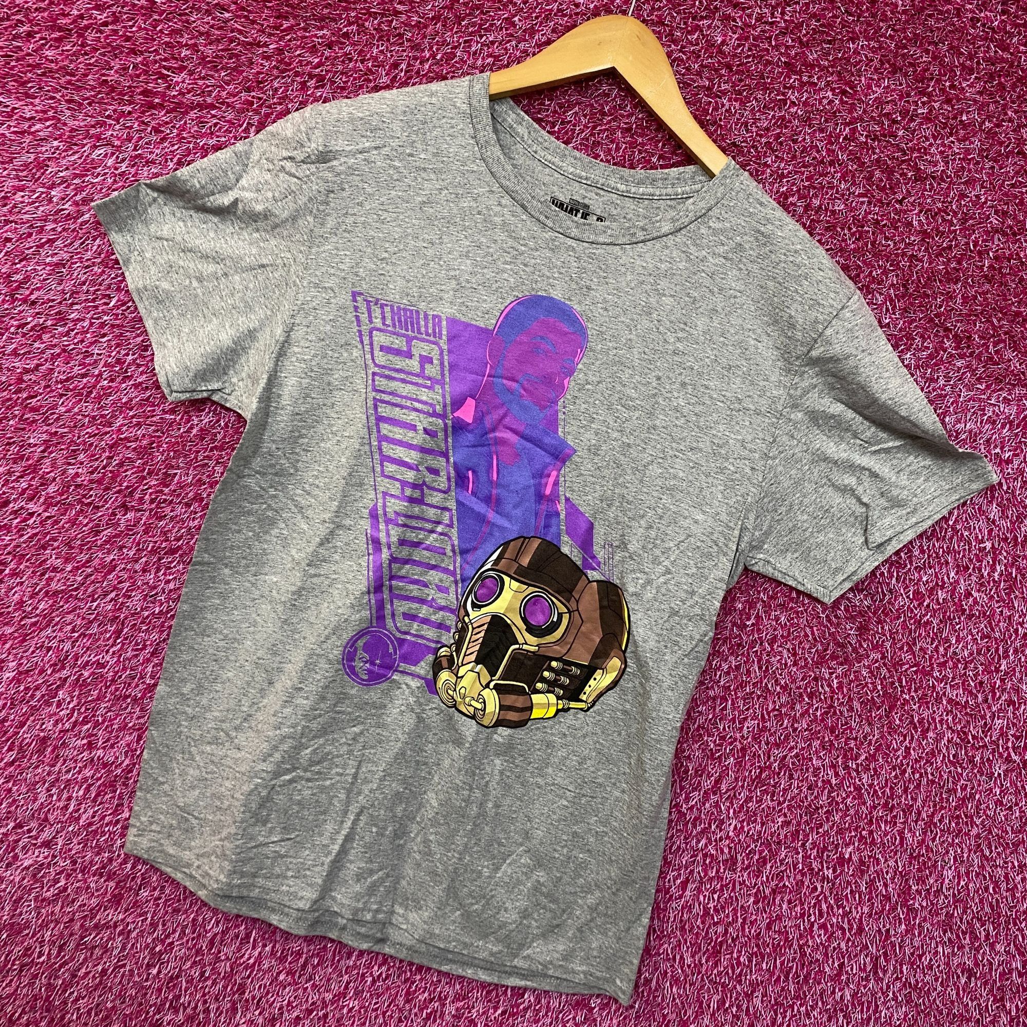 Marvel Comics What If... T'Challa Became a Star-Lord? Tshirt size medium Size US M / EU 48-50 / 2 - 3 Thumbnail