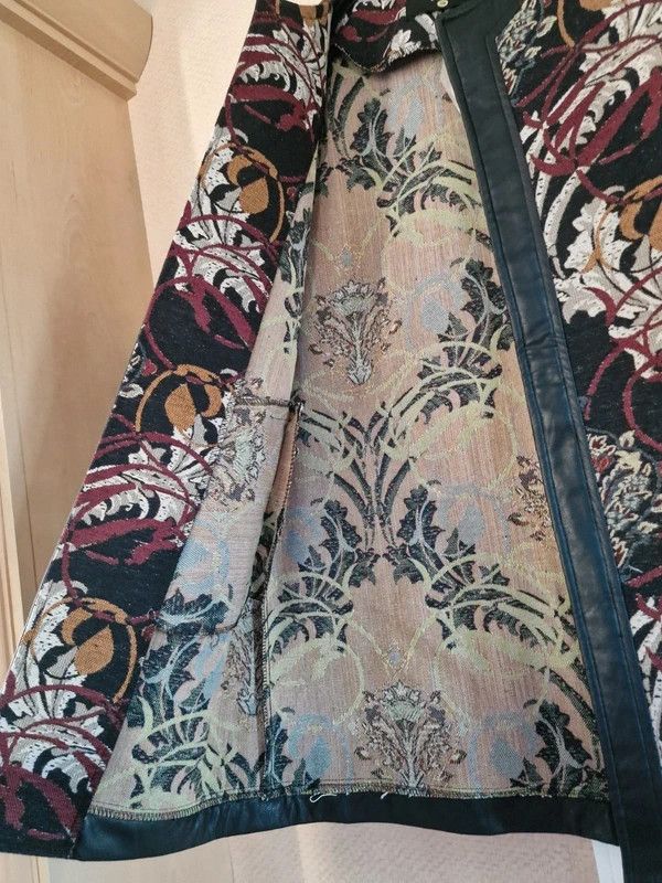 Other QuZu Jacquard Coat Cardigan Coat TapestryPatternBohoVintage Size M / US 6-8 / IT 42-44 - 5 Thumbnail