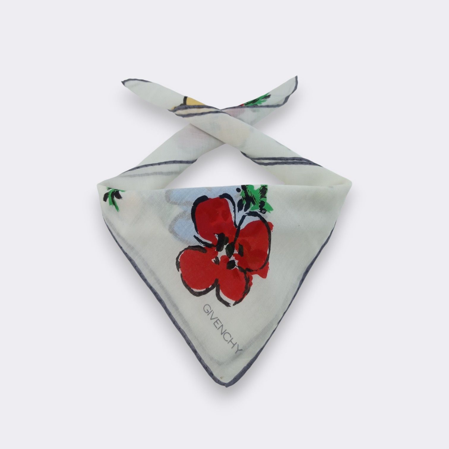 Givenchy Vintage Givenchy Handkerchief Neckerchief Bandana H249E Size ONE SIZE - 1 Thumbnail