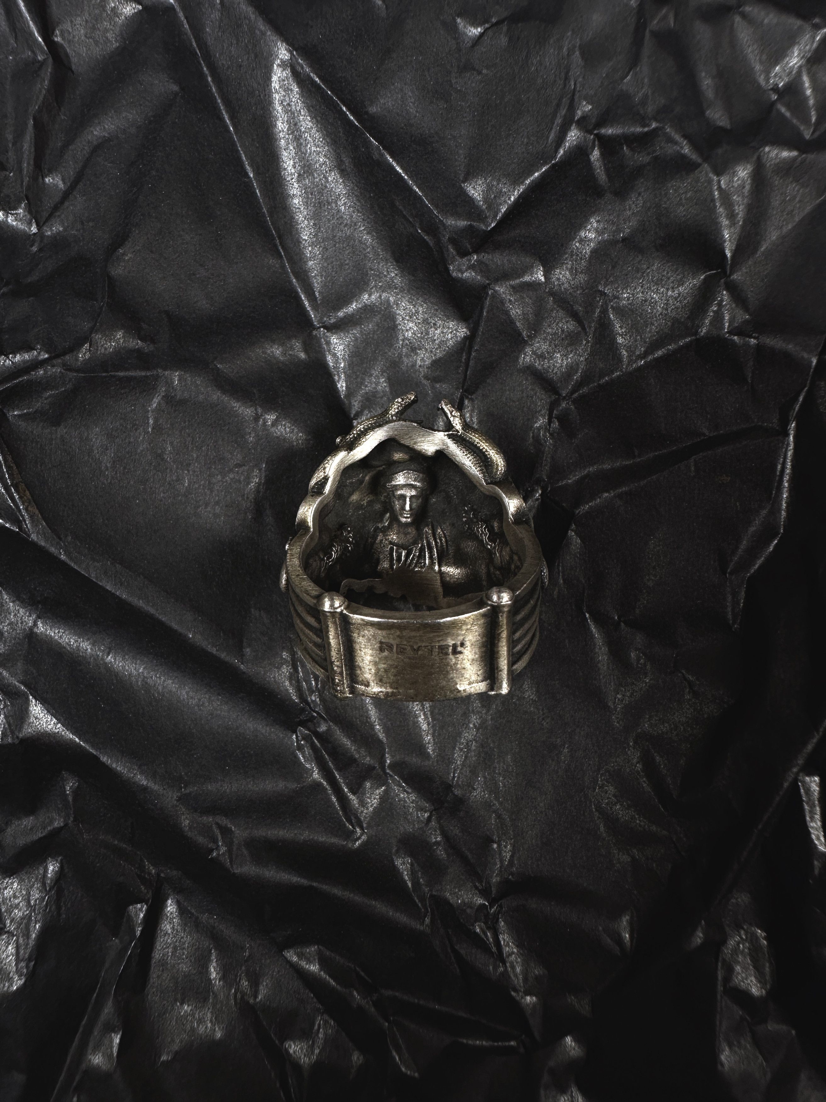 🐍 Wounded Medusa Handmade 925 Silver Ring 🐍