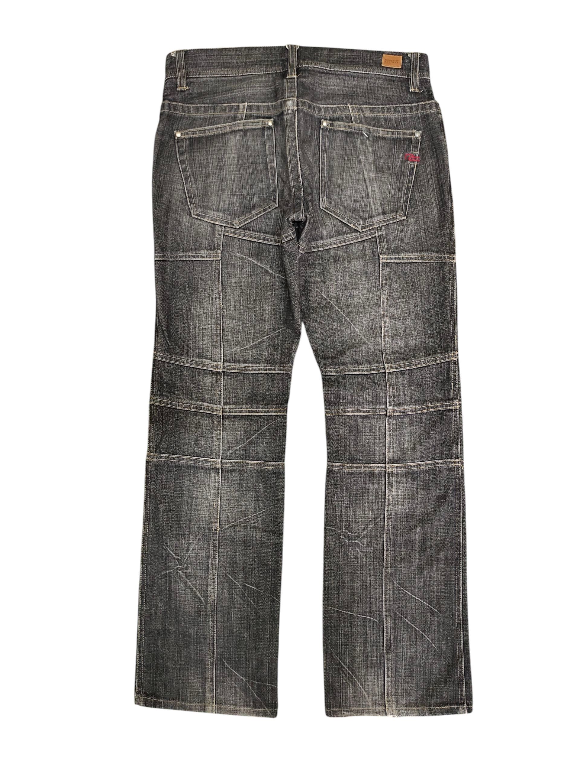 Tornado Mart Nicole Club For Men Jeans- Hagi Patchwork Denim Size US 32 / EU 48 - 8 Thumbnail