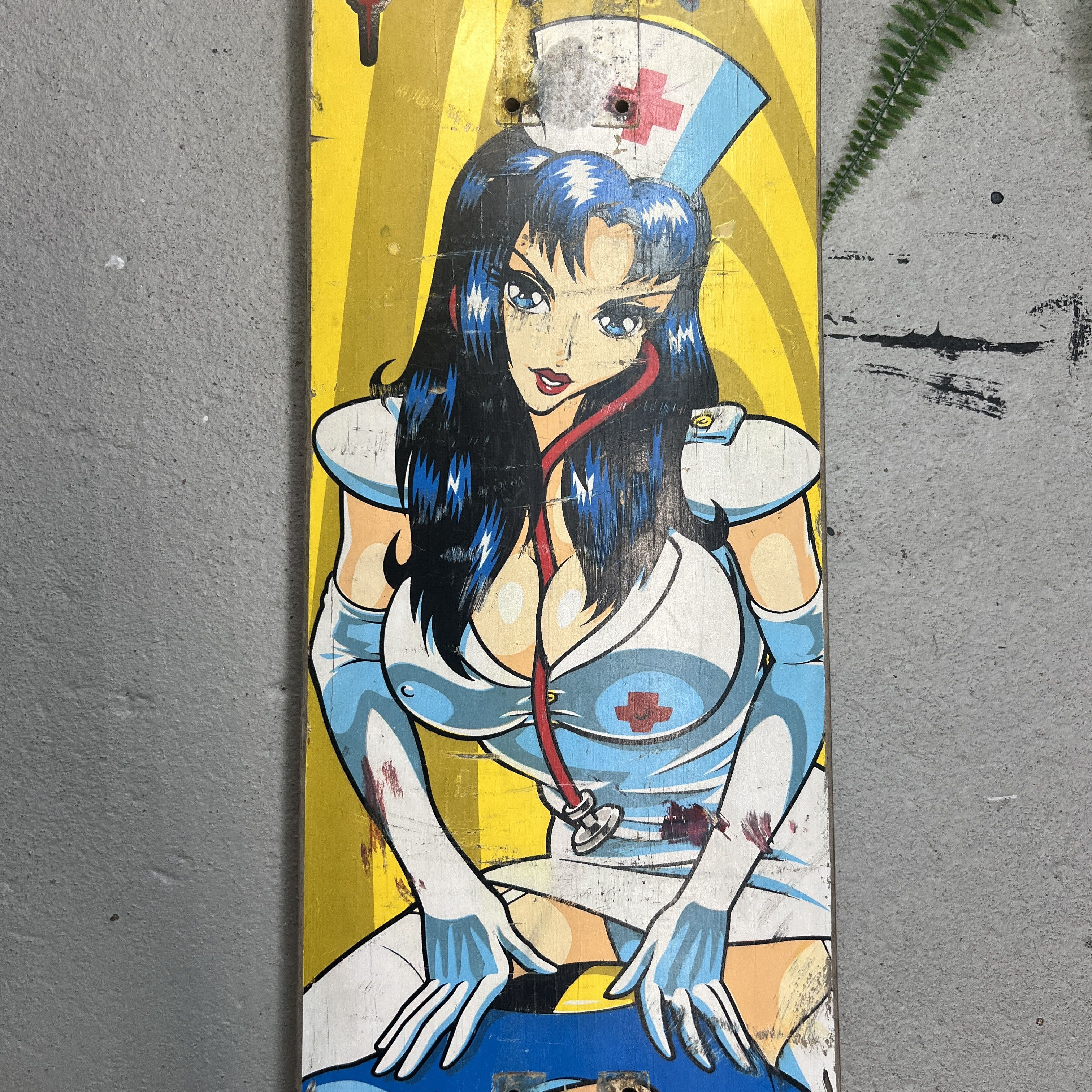Hook-Ups Hook-Ups 1990s Nurse with Dummy Skateboard Size ONE SIZE - 2 Thumbnail