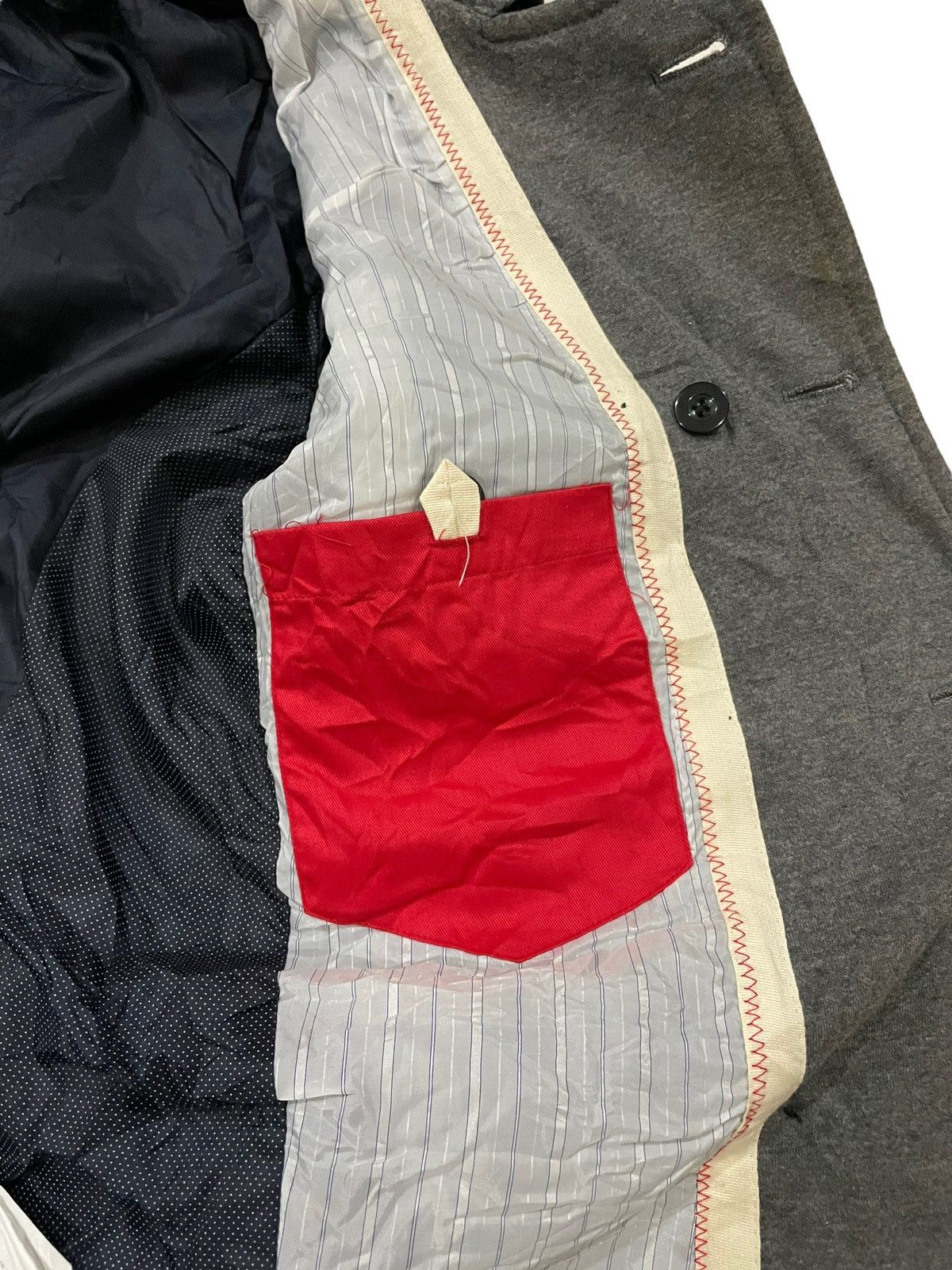 Zara Zara Man Denim Couture Sherpa Coat Jacket Size US M / EU 48-50 / 2 - 15 Thumbnail