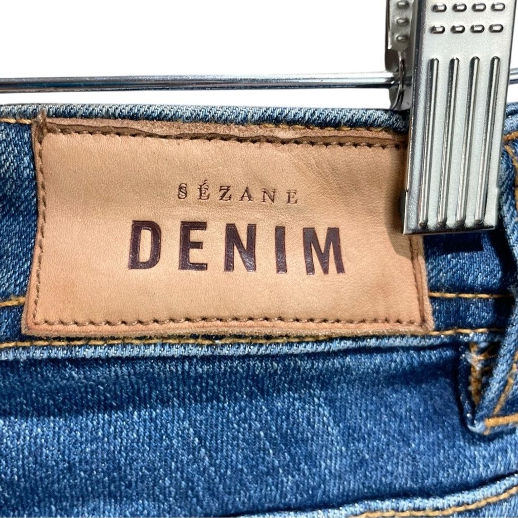 Sezane Sezane Paris Slim Parfait Dark Rinse Jeans Size 28 Size 28" / US 6 / IT 42 - 9 Thumbnail