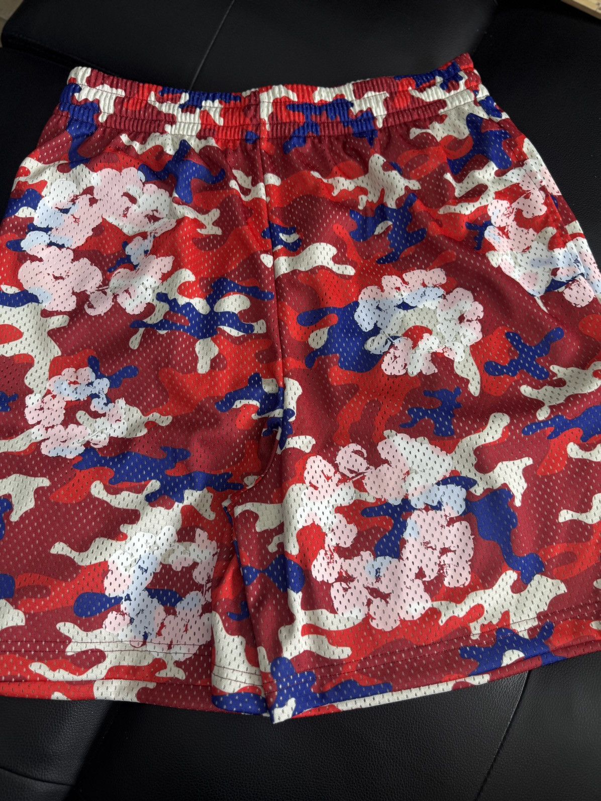 DENIM TEARS Denim Tears Mesh Summer Shorts Red Camo Size Medium (NEW) Size US 31 - 3 Thumbnail