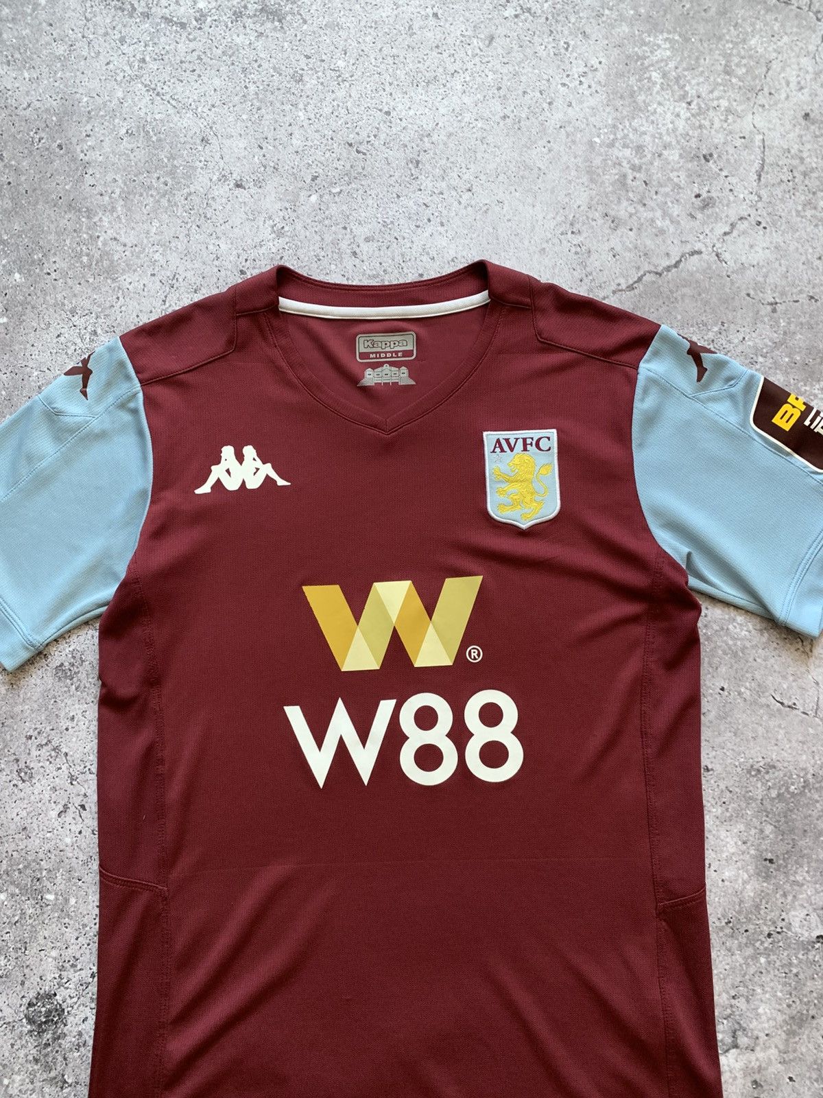 Kappa 🔥KAPPA ASTON VILLA 2019/20 HOME SOCCER JERSEY SHIRT Size US M / EU 48-50 / 2 - 3 Thumbnail