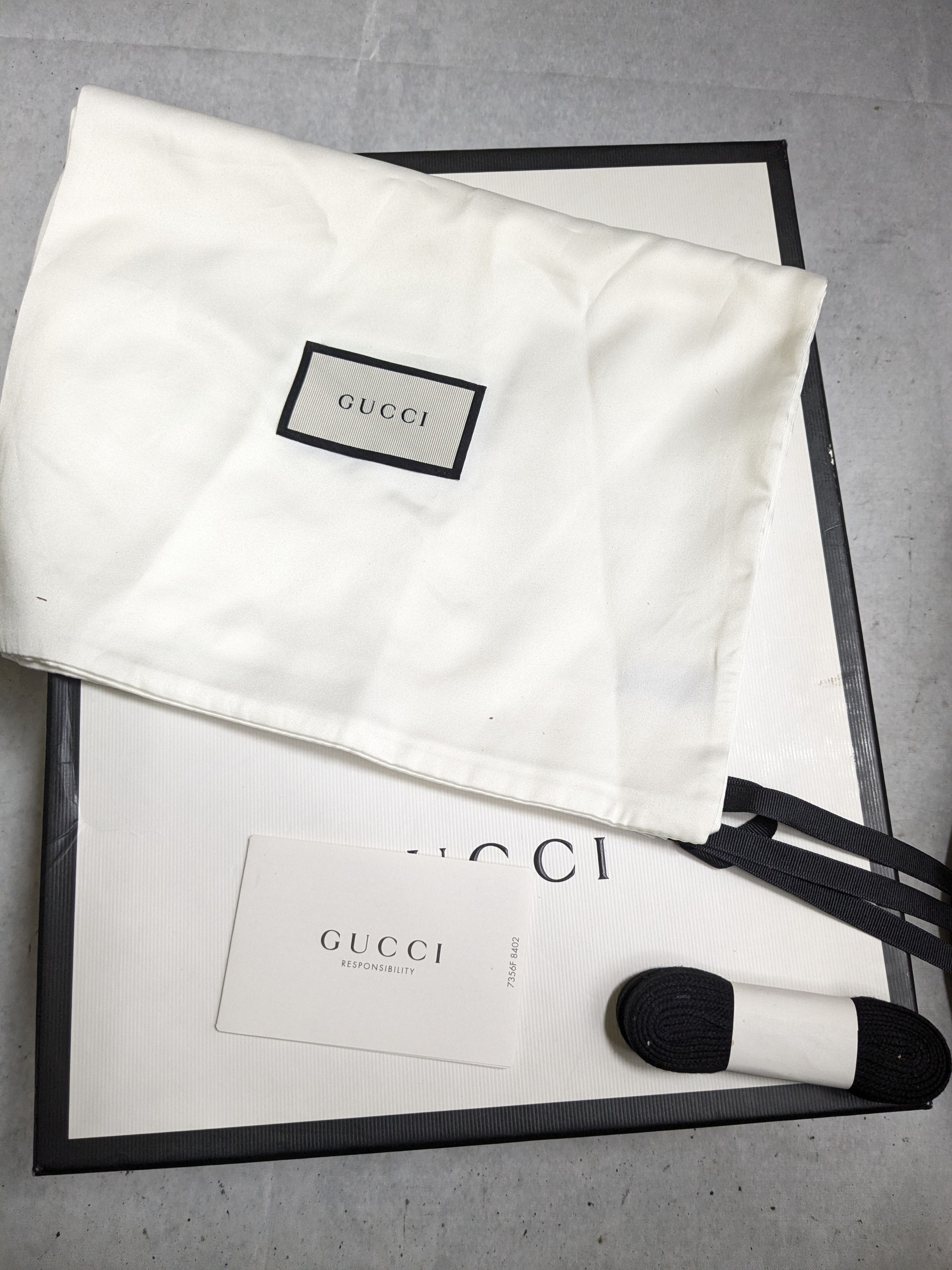 Gucci Gucci Monogram Sneakers Black 11.5 High Tops Size US 11.5 / EU 44-45 - 4 Thumbnail