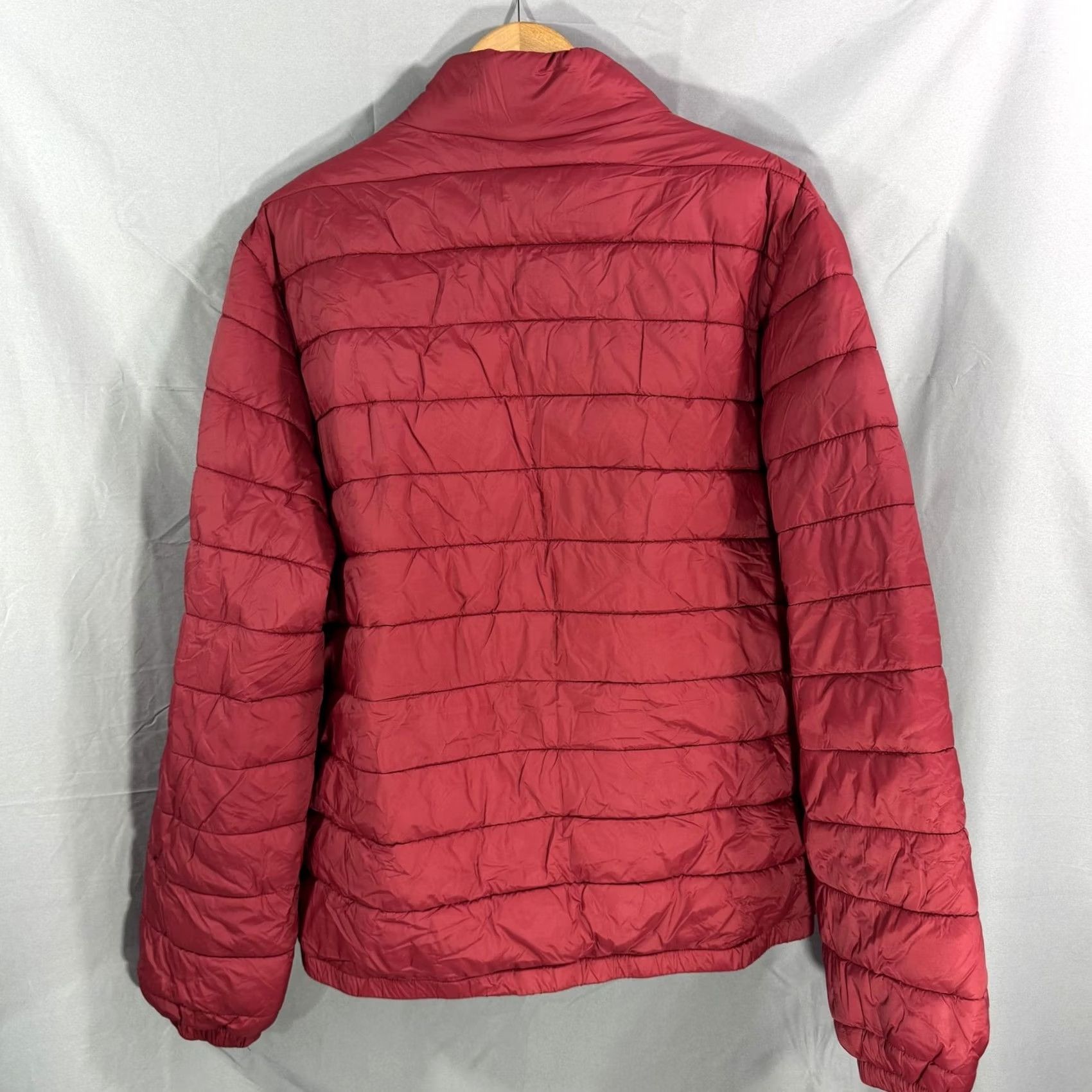 True Religion True Religion Jacket Mens 2XL Red Puffer Quilted Full Zip Lightweight Nylon Coat Size US XXL / EU 58 / 5 - 2 Thumbnail