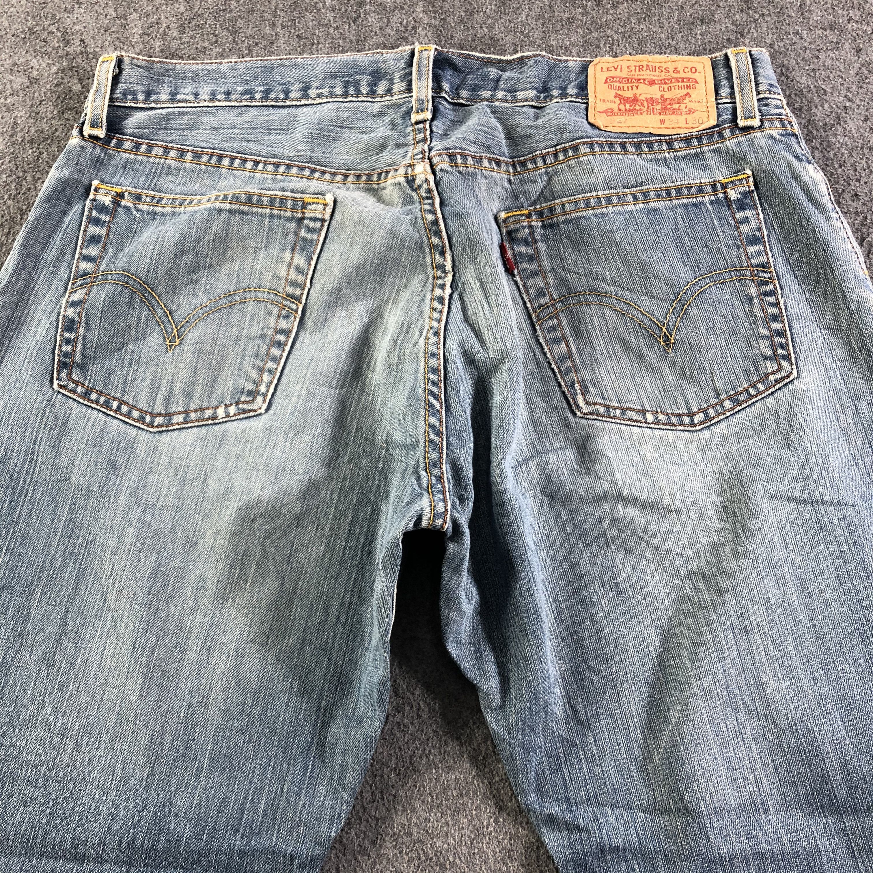 Levi's Vintage Blue Wash Levis 527 Jeans-J3062 Size US 35 - 4 Thumbnail