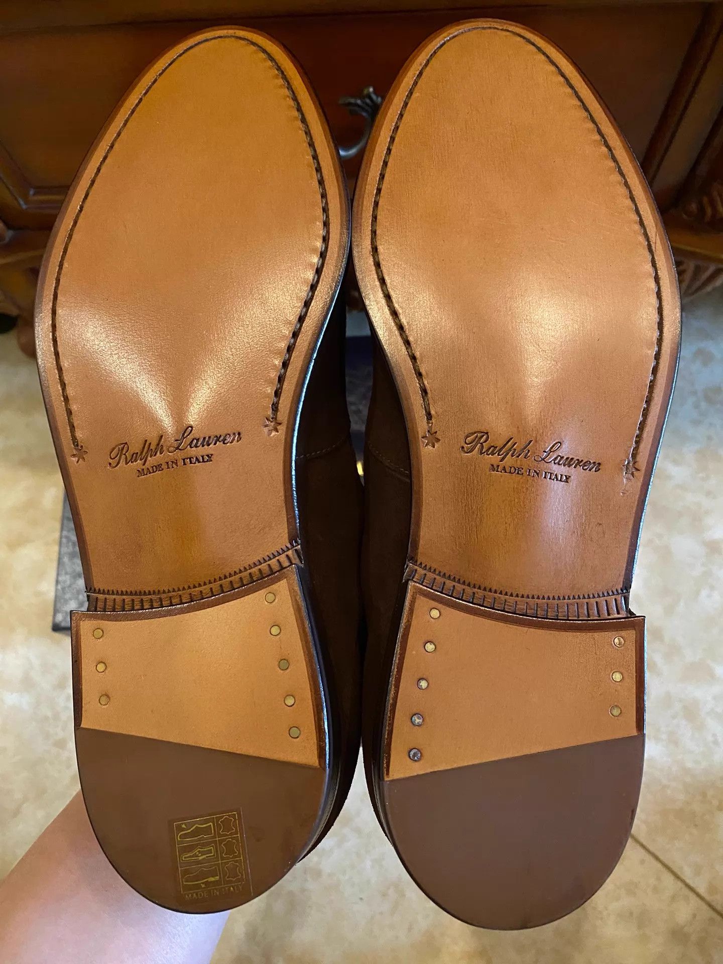 Polo Ralph Lauren RL Purple Label RRL Italian Sandals OldMoney US8/9 Size US 8 / EU 41 - 5 Thumbnail