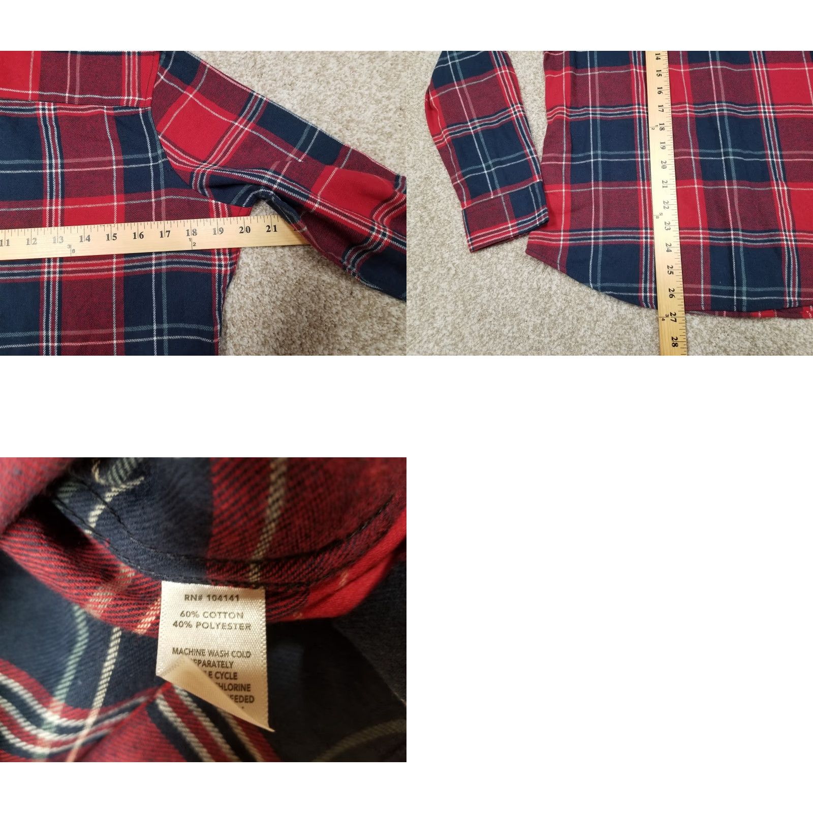 Vintage VINTAGE Field & Stream Shirt Womens Small Blue Red Plaid Long Sleeve Button Casual Top Size S / US 4 / IT 40 - 8 Thumbnail