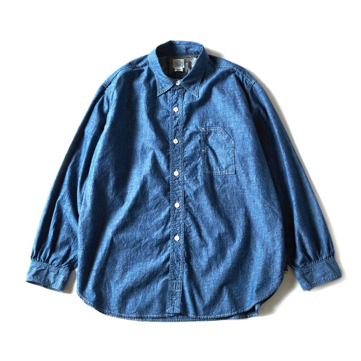Post Overalls Post O’Alls 1201C-CC - No. 1 Shirt MV Classic Chambray Size US XL / EU 56 / 4 - 1 Thumbnail
