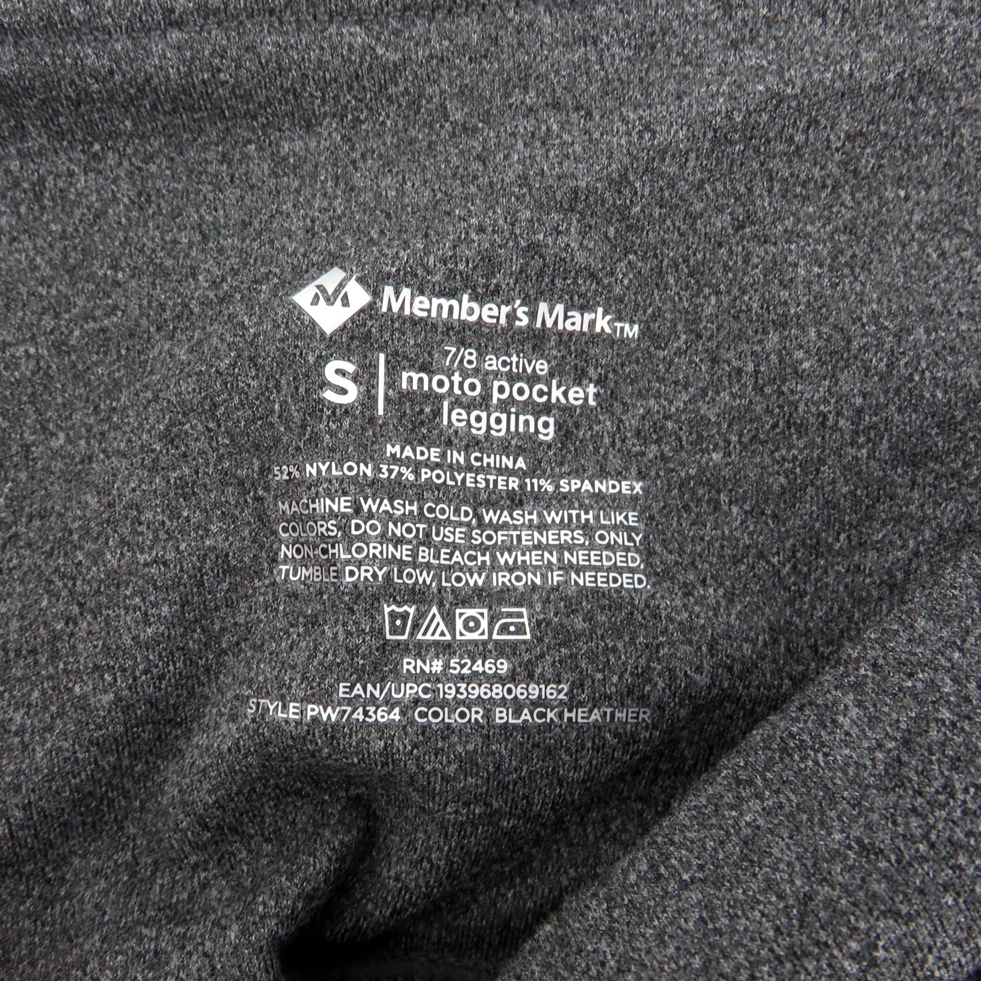 Other Members Mark Womens S Active Moto Pocket Legging NWT Size 24" / US 00 / IT 34 - 5 Thumbnail