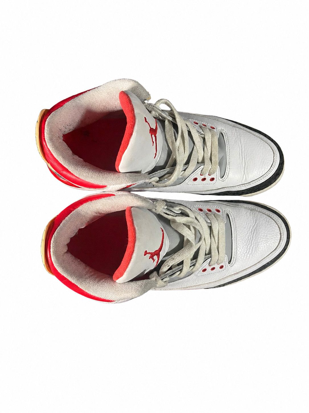 Jordan Brand Air Jordan 3 Fire Red 2007 White Red Black Cement sz10 Size US 10 / EU 43 - 6 Thumbnail
