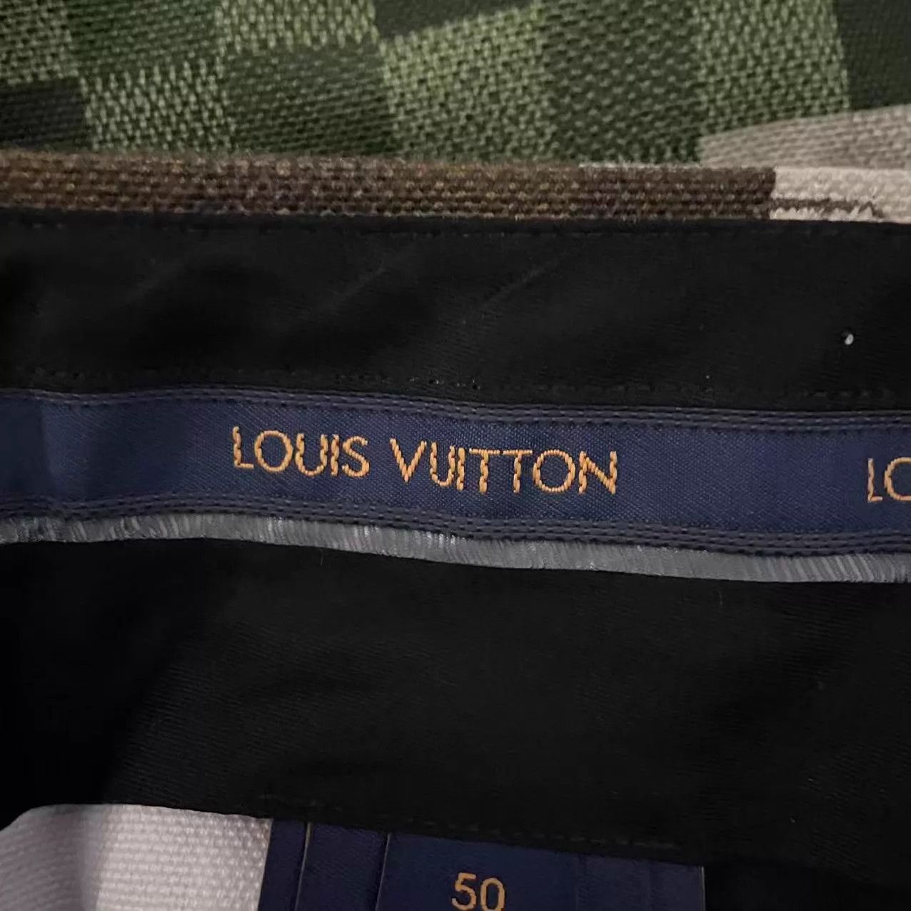 Louis Vuitton LV x Pharrell Williams Camo Check Flared Pants 50 Size US 34 / EU 50 - 3 Thumbnail