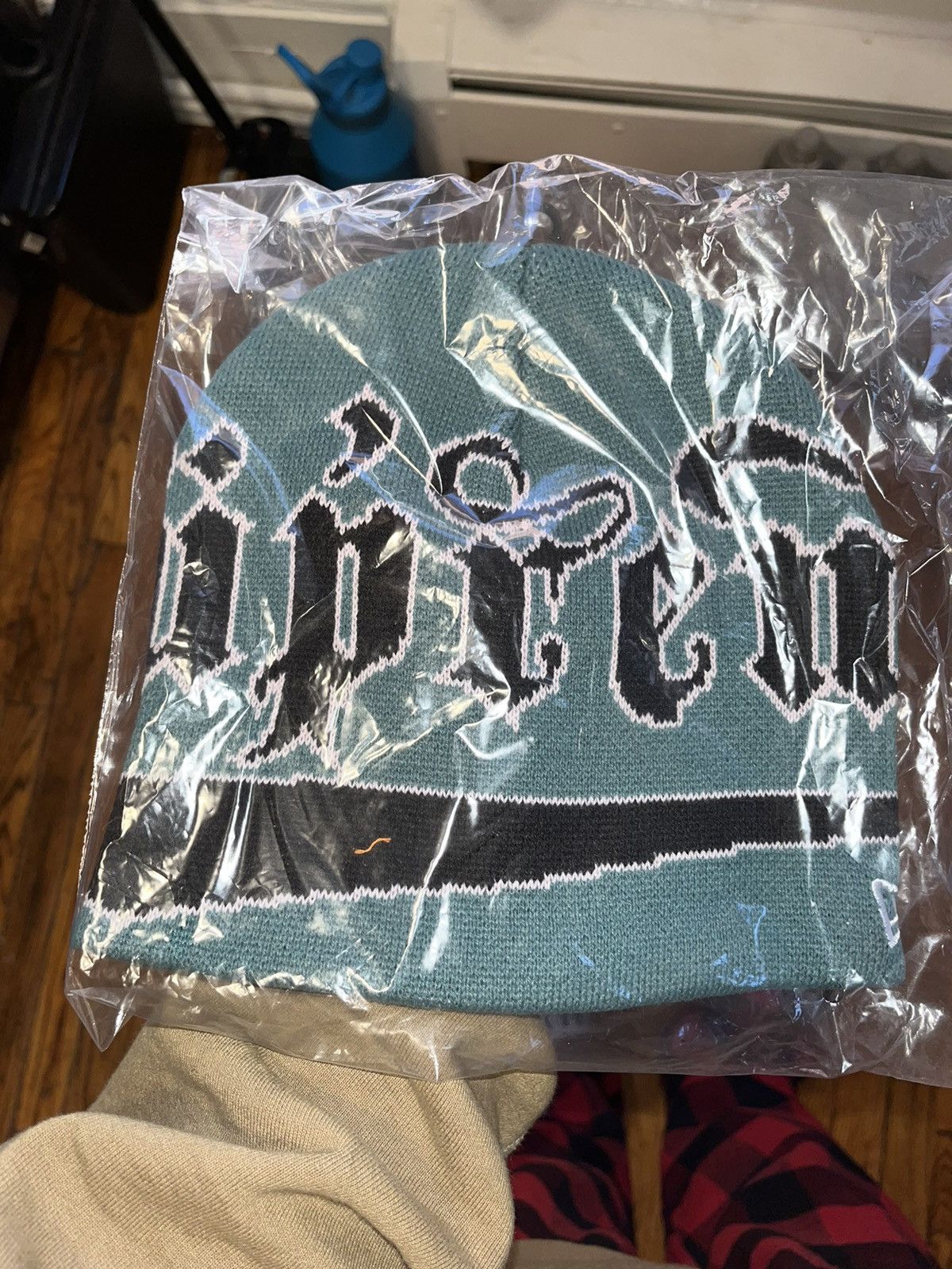 Supreme New era accent beanie green fw24
