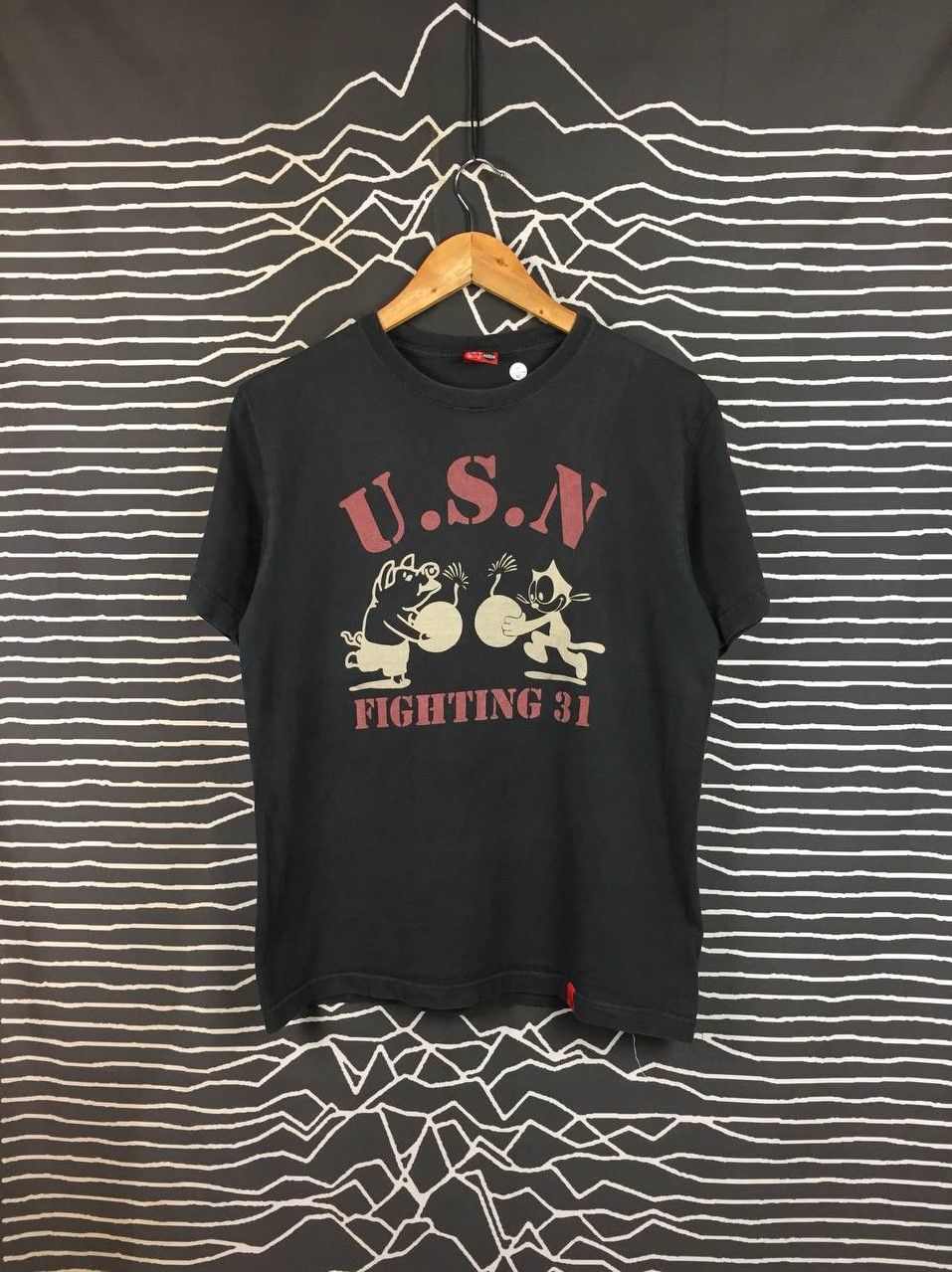 Studio D'Artisan Studio D’Artisan X Felix the Cat USN Fighting 31 Graphic Tee Size US M / EU 48-50 / 2 - 2 Thumbnail