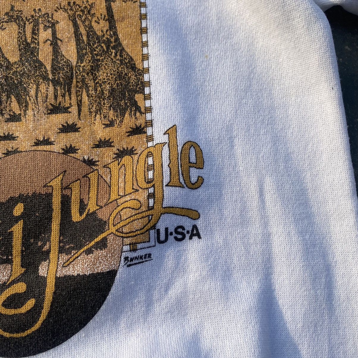 Vintage 90’ Khaki Jungle sweatshirt SGW004 Size US M / EU 48-50 / 2 - 6 Thumbnail