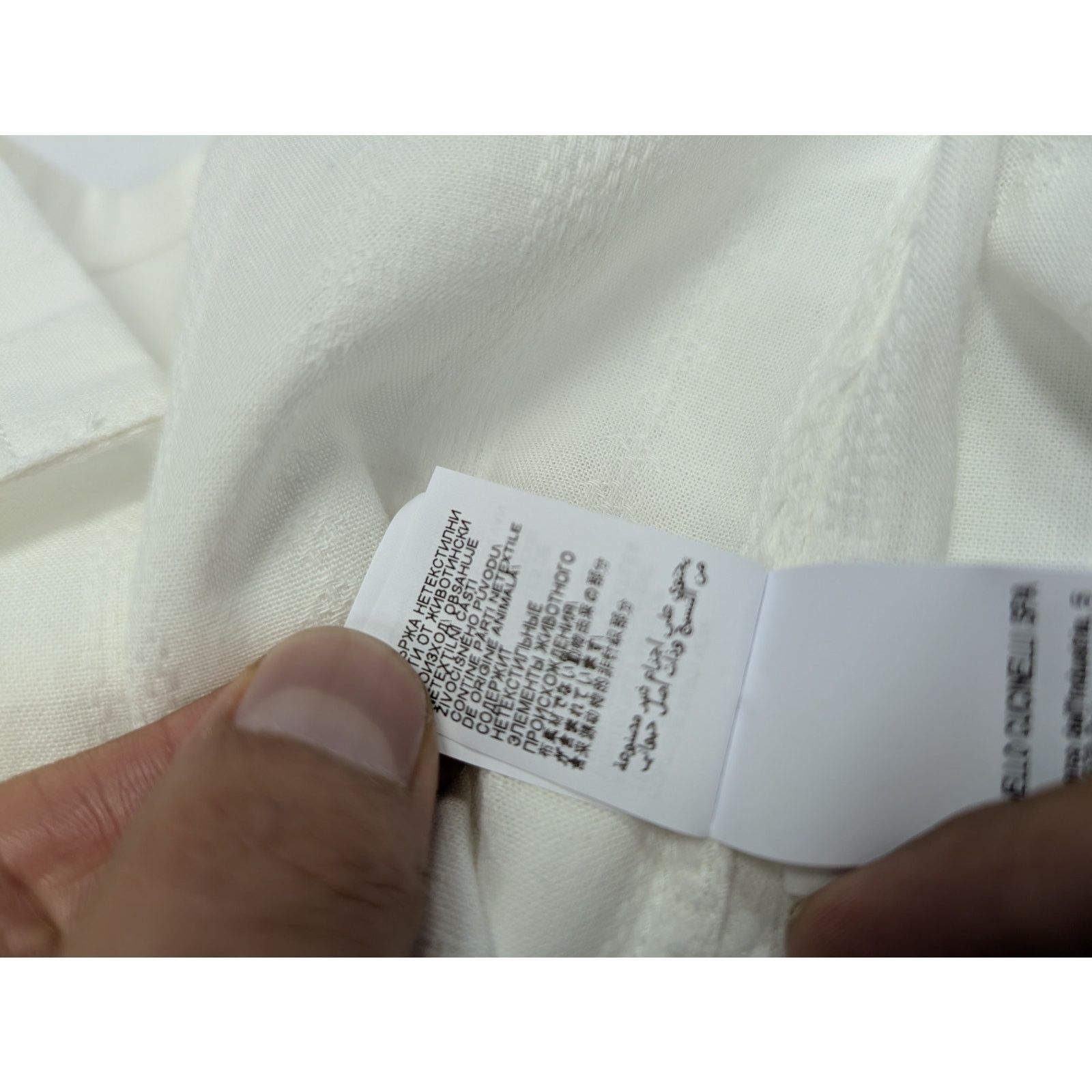 Brunello Cucinelli o1rshd1 Half Sleeve Button up Shirt in White Size US S / EU 44-46 / 1 - 21 Thumbnail