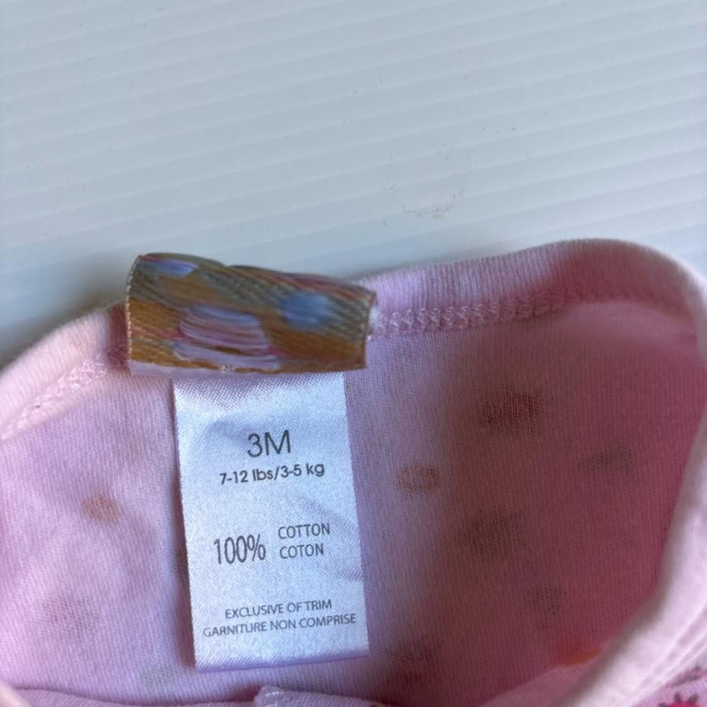 Designer Vintage Pink Pyjamas with Flowers Size ONE SIZE - 4 Thumbnail