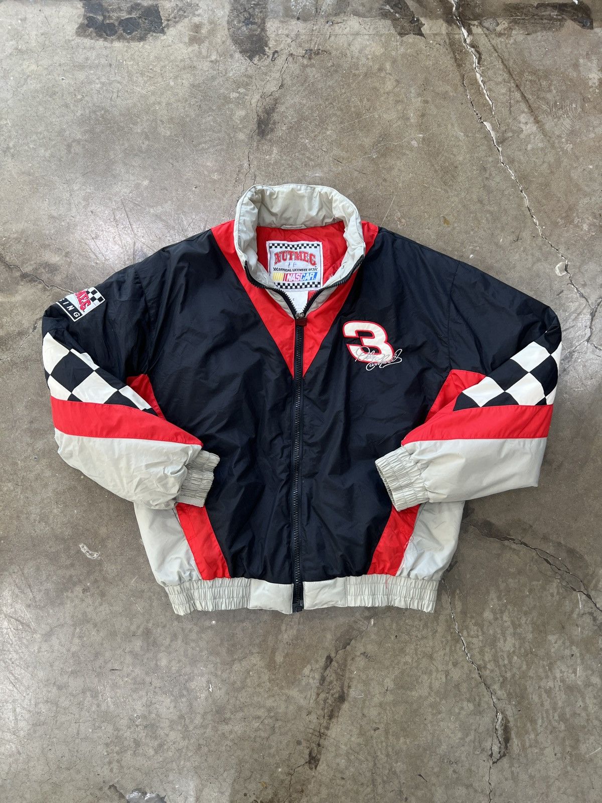 NASCAR × Vintage Vintage NASCAR Dale Earnhardt Intimidator Jacket Medium Size US M / EU 48-50 / 2 - 5 Thumbnail