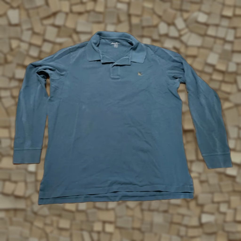 Eddie Bauer Eddie Bauer Shirt Men's Size XL Tall Blue 1/4 Buttons Long Sleeve Size US XL / EU 56 / 4 - 1 Thumbnail
