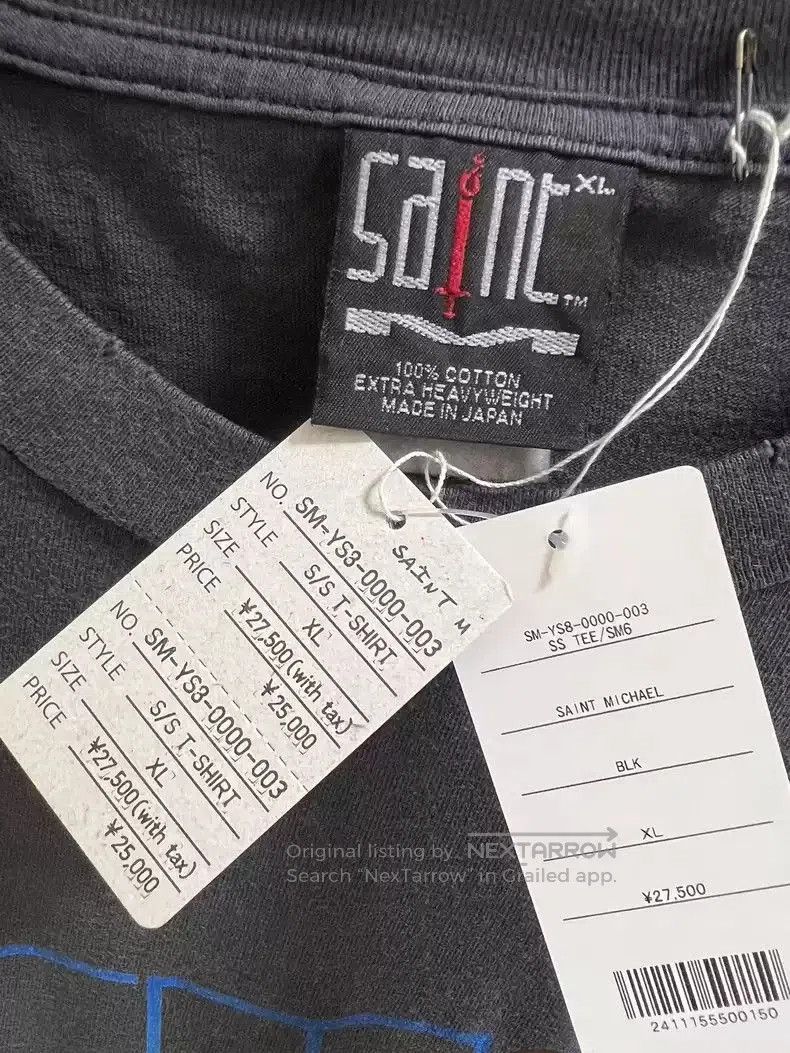 Saint Michael Saint Michael PS font LOGO short sleeve. Size US XL / EU 56 / 4 - 5 Thumbnail