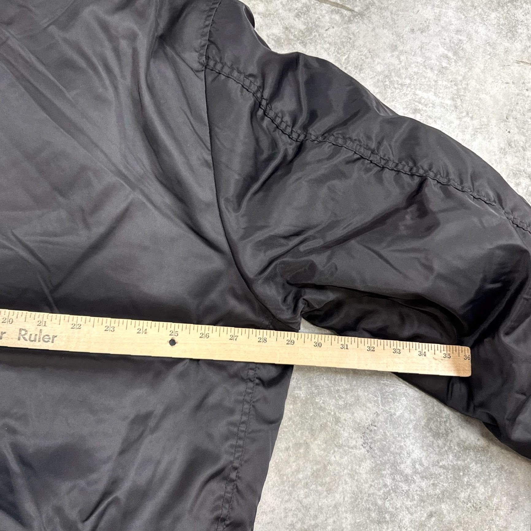 Jordan Craig Jordan Jacket Mens 2XL Black Bomber Nylon Zip Pockets Lining Polyester MA-1 Flight Brand: Jordan Craig Size US XXL / EU 58 / 5 - 5 Thumbnail
