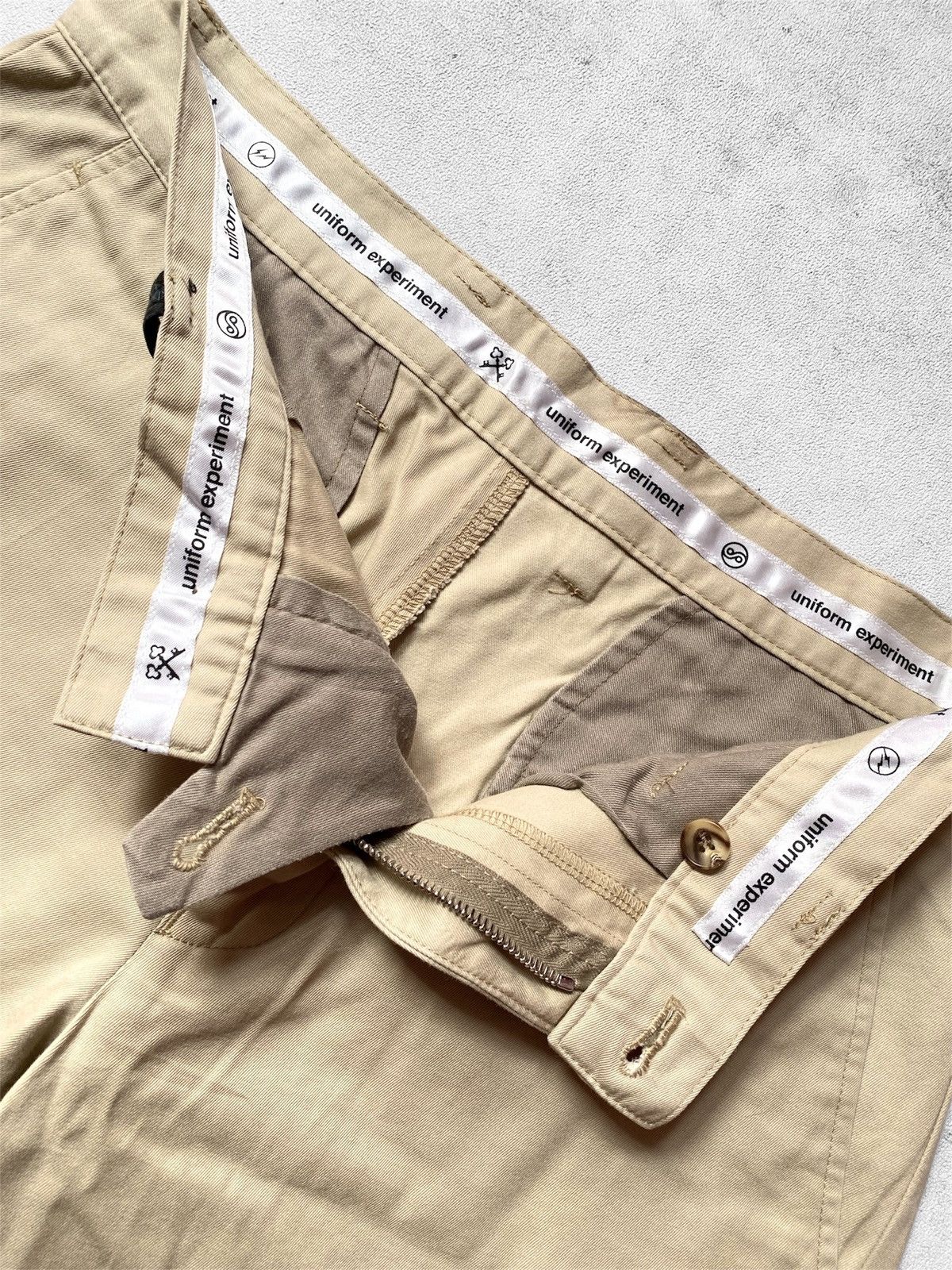 uniform experiment Uniform Experiment x Fragment Design Beige Short Pants Size US 30 / EU 46 - 7 Thumbnail