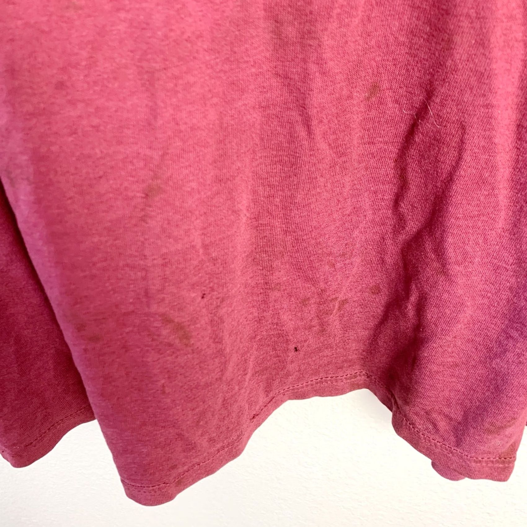 Thrasher VINTAGE Russell T-Shirt Mens Shirt XXL Red Thrashed Coach's Bar & Grill Emporia Kansas Size US XXL / EU 58 / 5 - 6 Thumbnail