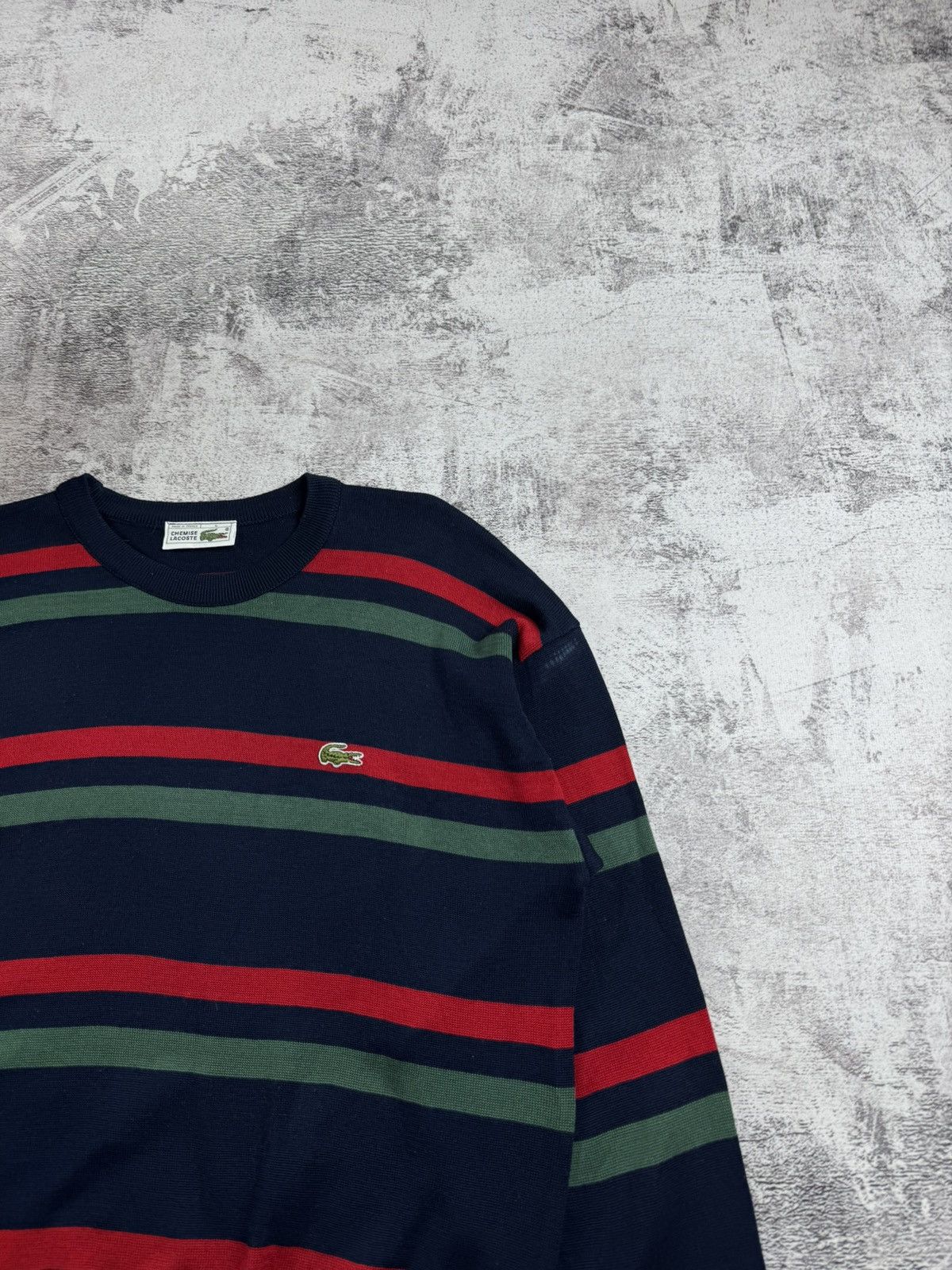Lacoste Chemise Lacoste France Striped Y2K Sweater 4 Size Pullover Size US M / EU 48-50 / 2 - 8 Thumbnail