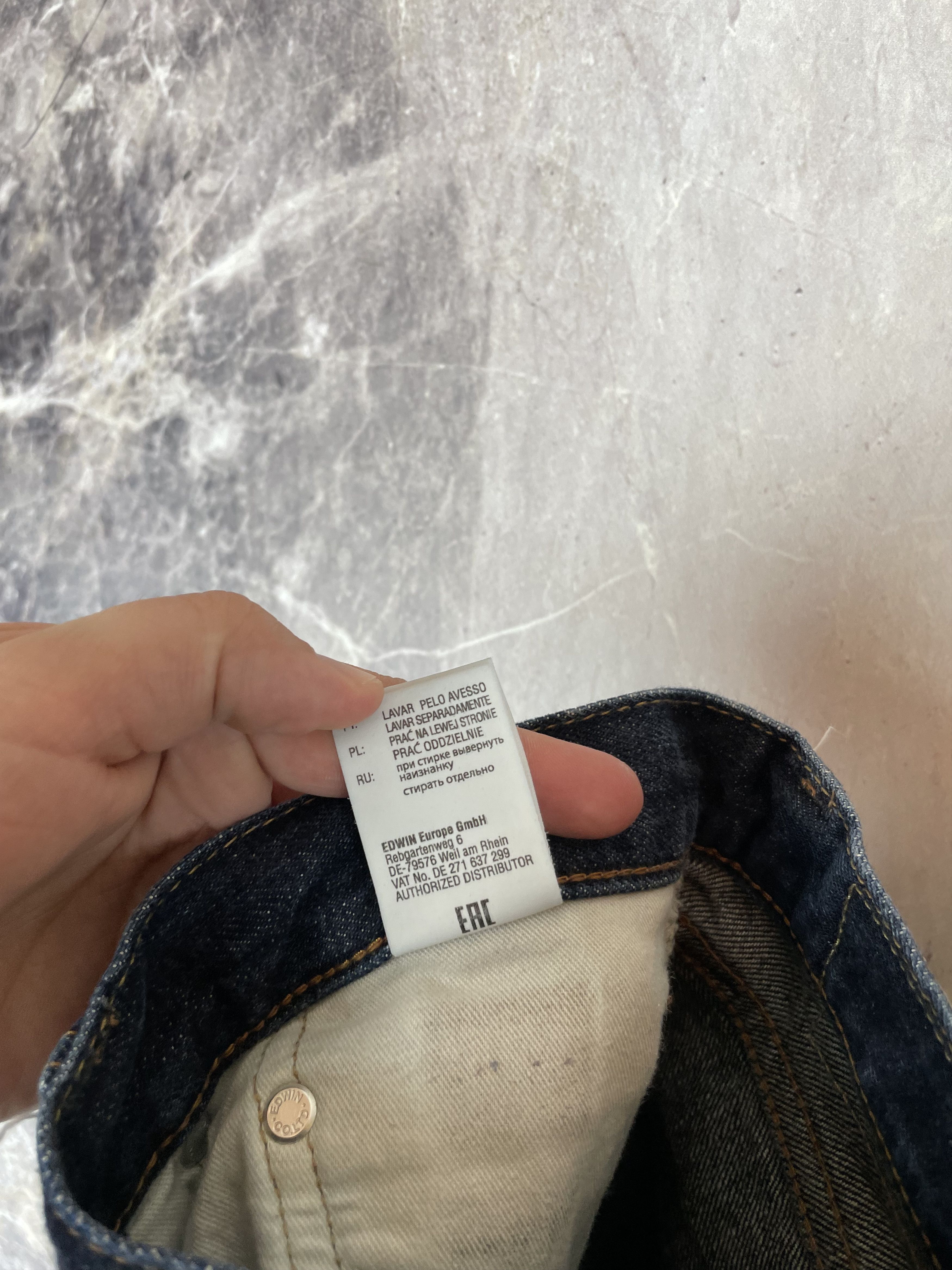 Edwin Edwin Jeans Selvage Denim Made in Japan Size US 34 / EU 50 - 12 Thumbnail
