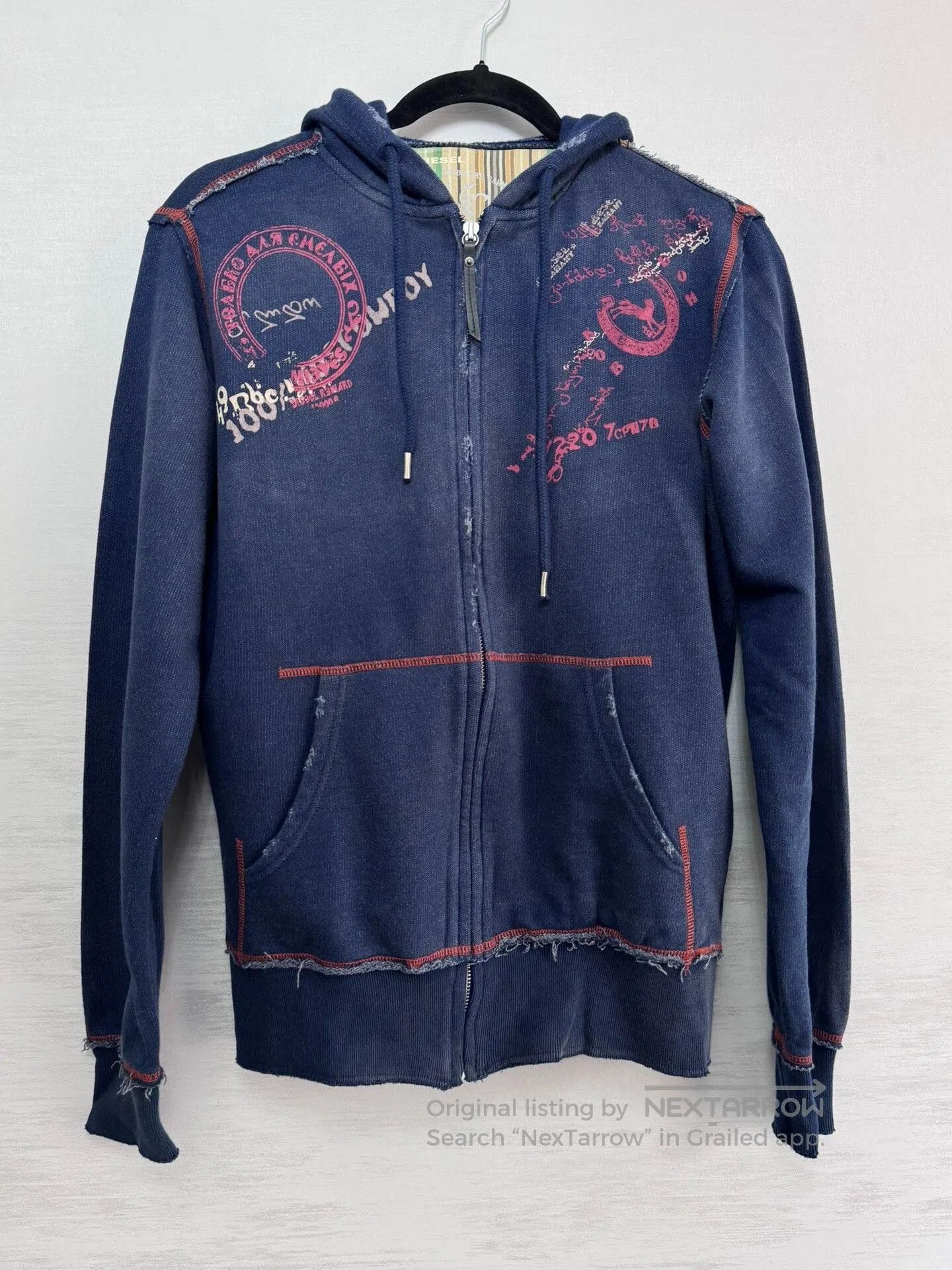 Diesel DIESEL Men's Oversize Hoodie. Size US M / EU 48-50 / 2 - 1 Thumbnail