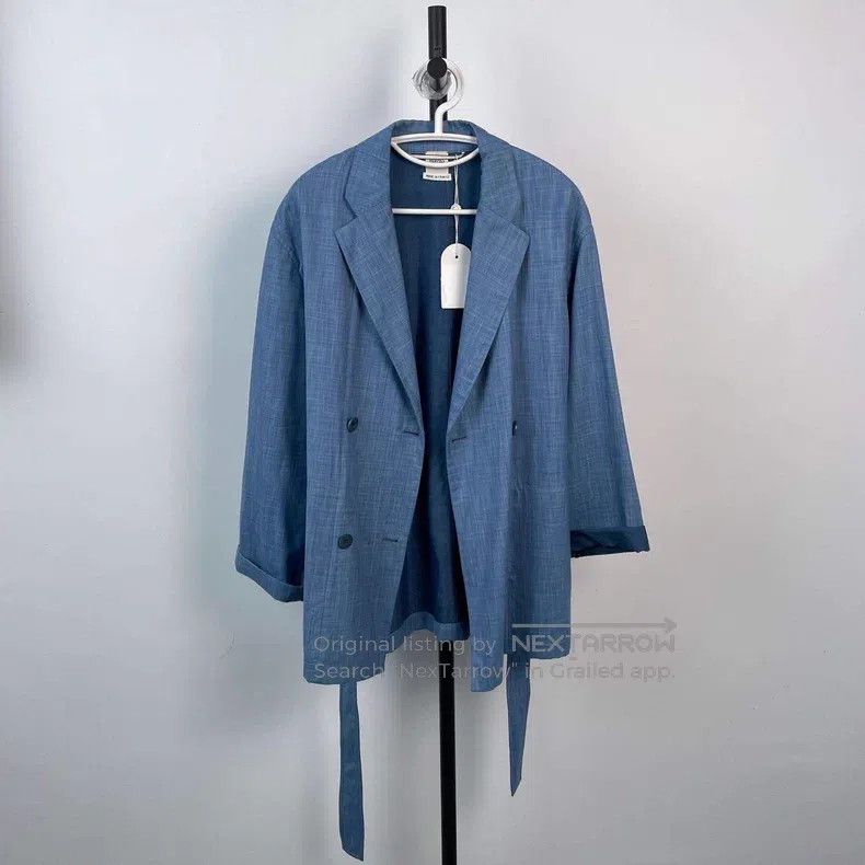 Hermes Hermes Blue Silk Bathrobe Size XS / US 0-2 / IT 36-38 - 1 Thumbnail