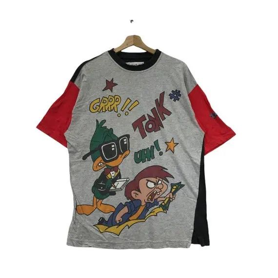Jean Charles De Castelbajac Vtg 90’ CASTELBAJAC x PLUCKY DUCK Cartoon Tee Shirt Jcdc Size L / US 10 / IT 46 - 1 Thumbnail