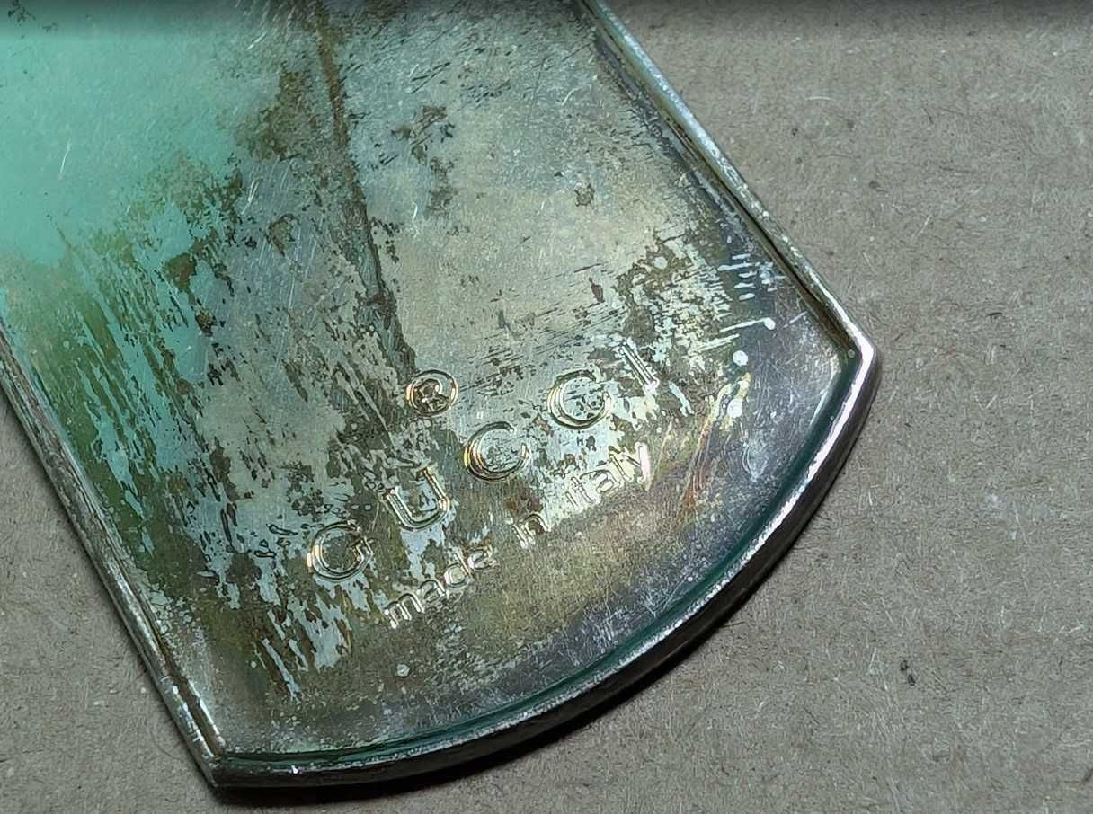 Gucci Gucci Sterling Silver Army Tag Size ONE SIZE - 3 Thumbnail