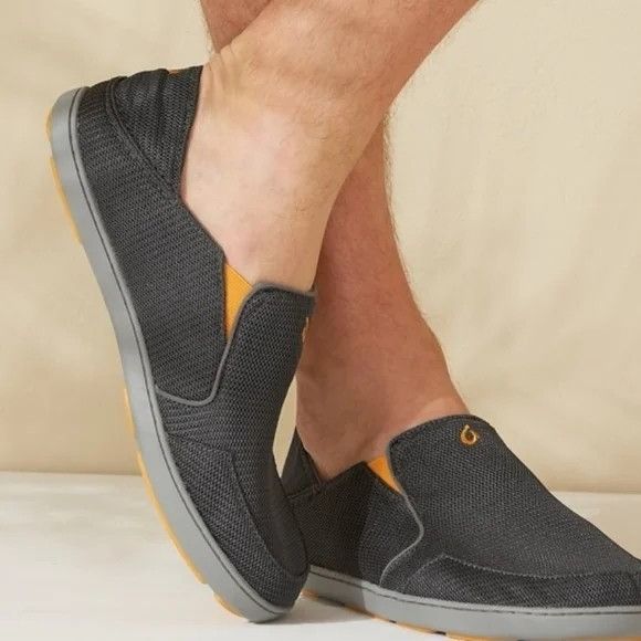 Olukai Olukai NOHEA Mesh Slip On Shoes 11 Gray Loafers Convertible Size US 11 / EU 44 - 1 Thumbnail