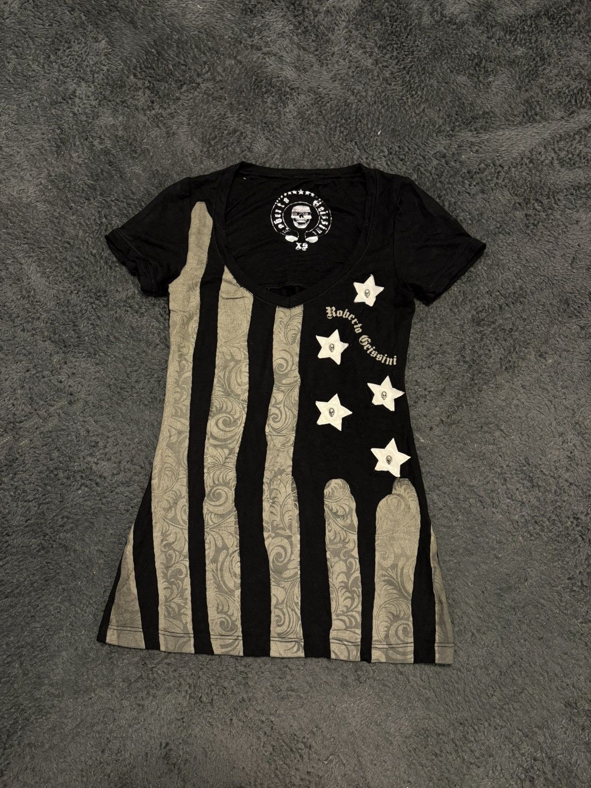 Hysteric Glamour Hysteric Glamour Skull berry t-shirt Y2k archive