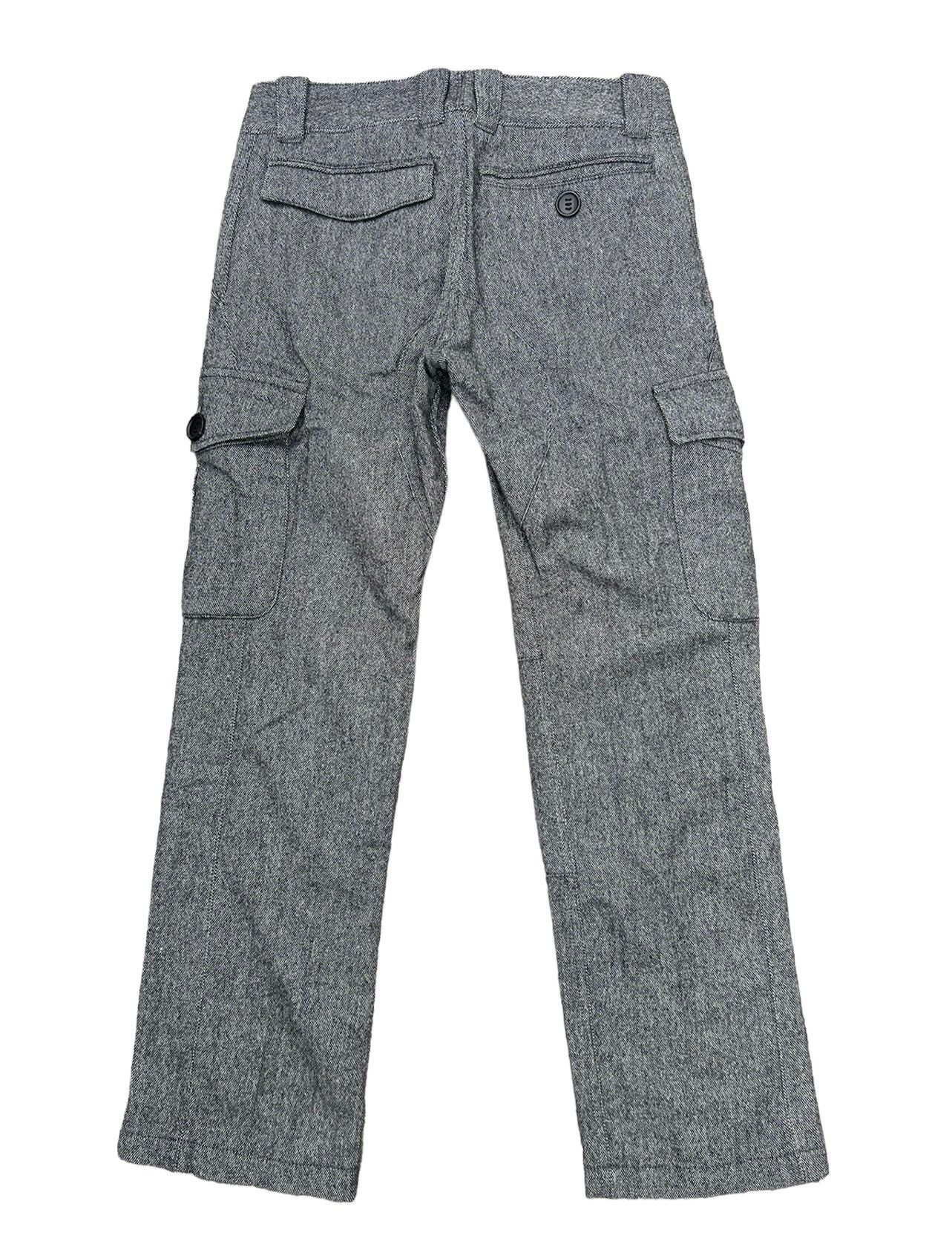 AKM AKM Made in Japan Lined Wool Cargo Cropped Trouser Grey Pant Size US 30 / EU 46 - 2 Thumbnail