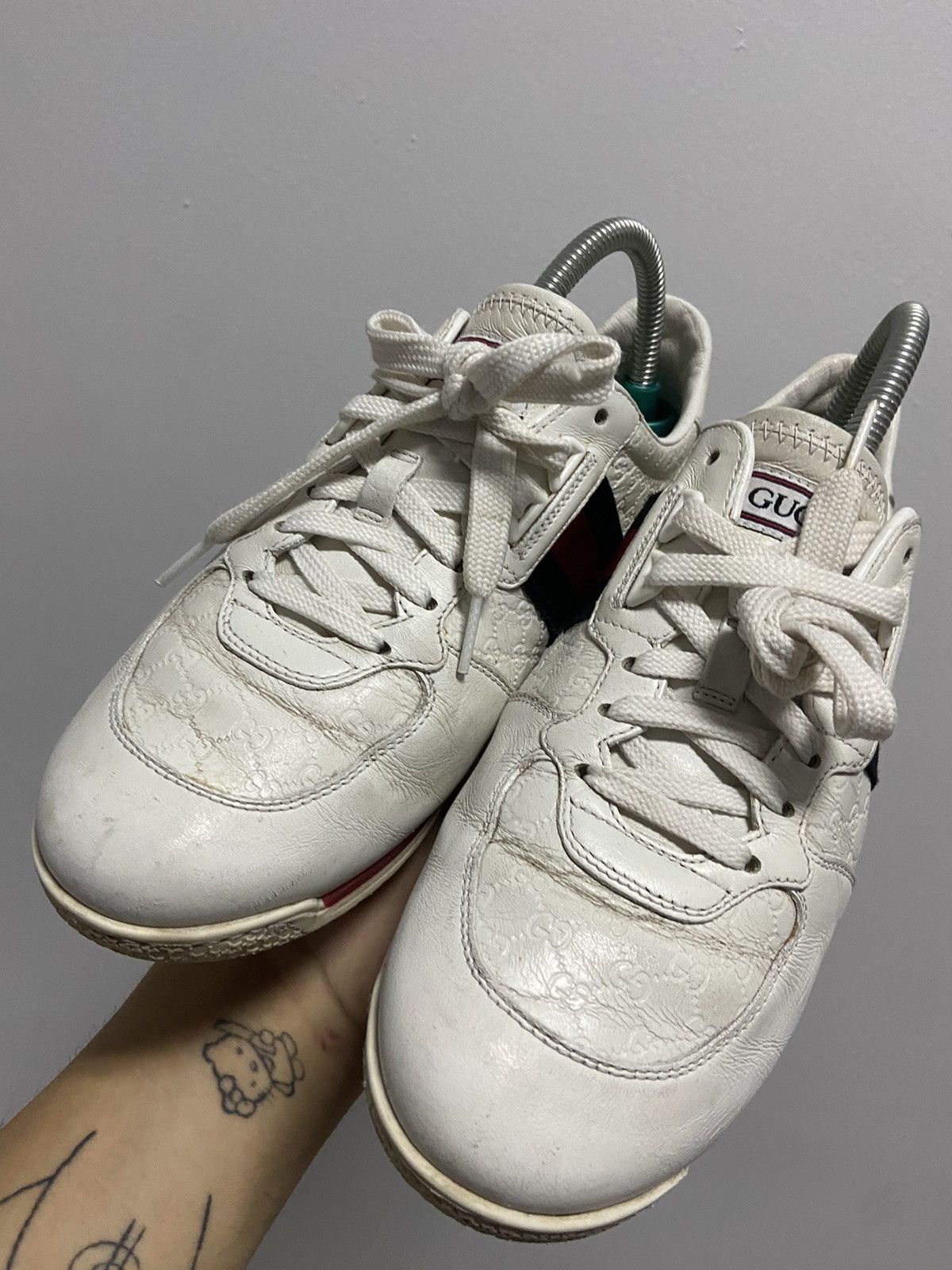 Gucci Gucci low sneakers vintage monogram womens Size US 8 / IT 38 - 14 Thumbnail