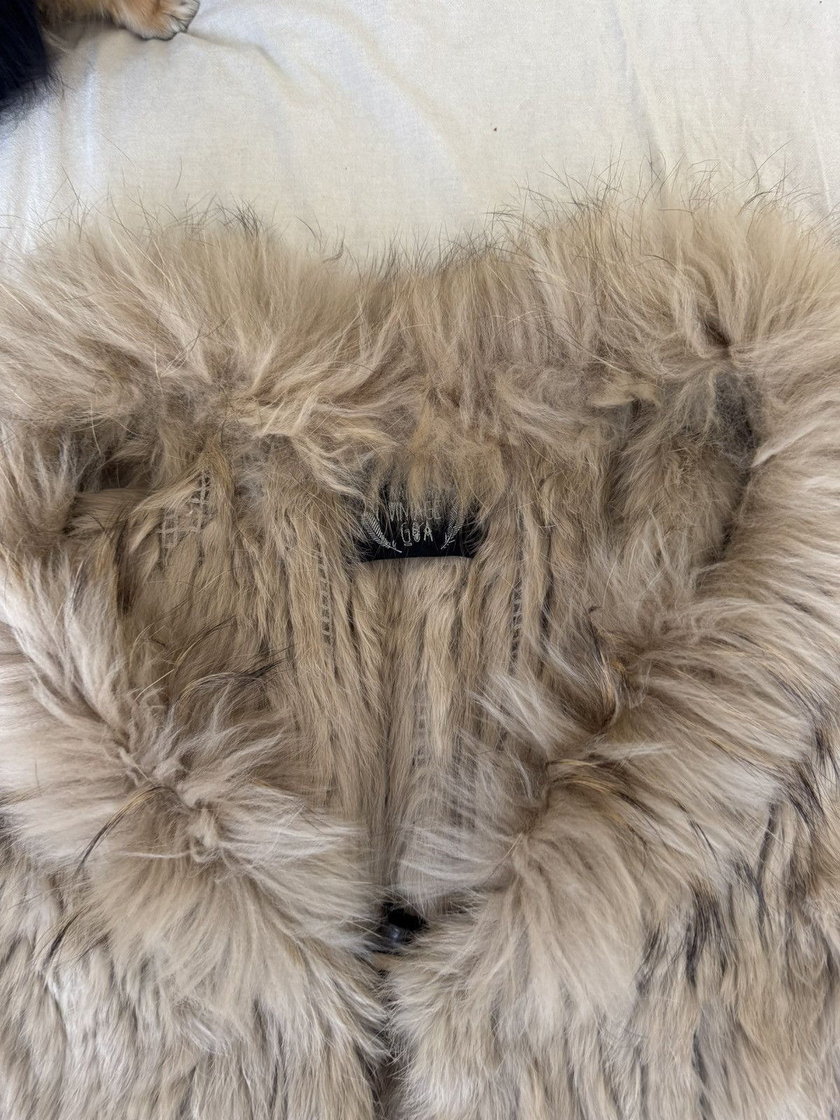 GOA GOA japanese brand beige rabbit fur vest Size US S / EU 44-46 / 1 - 3 Thumbnail