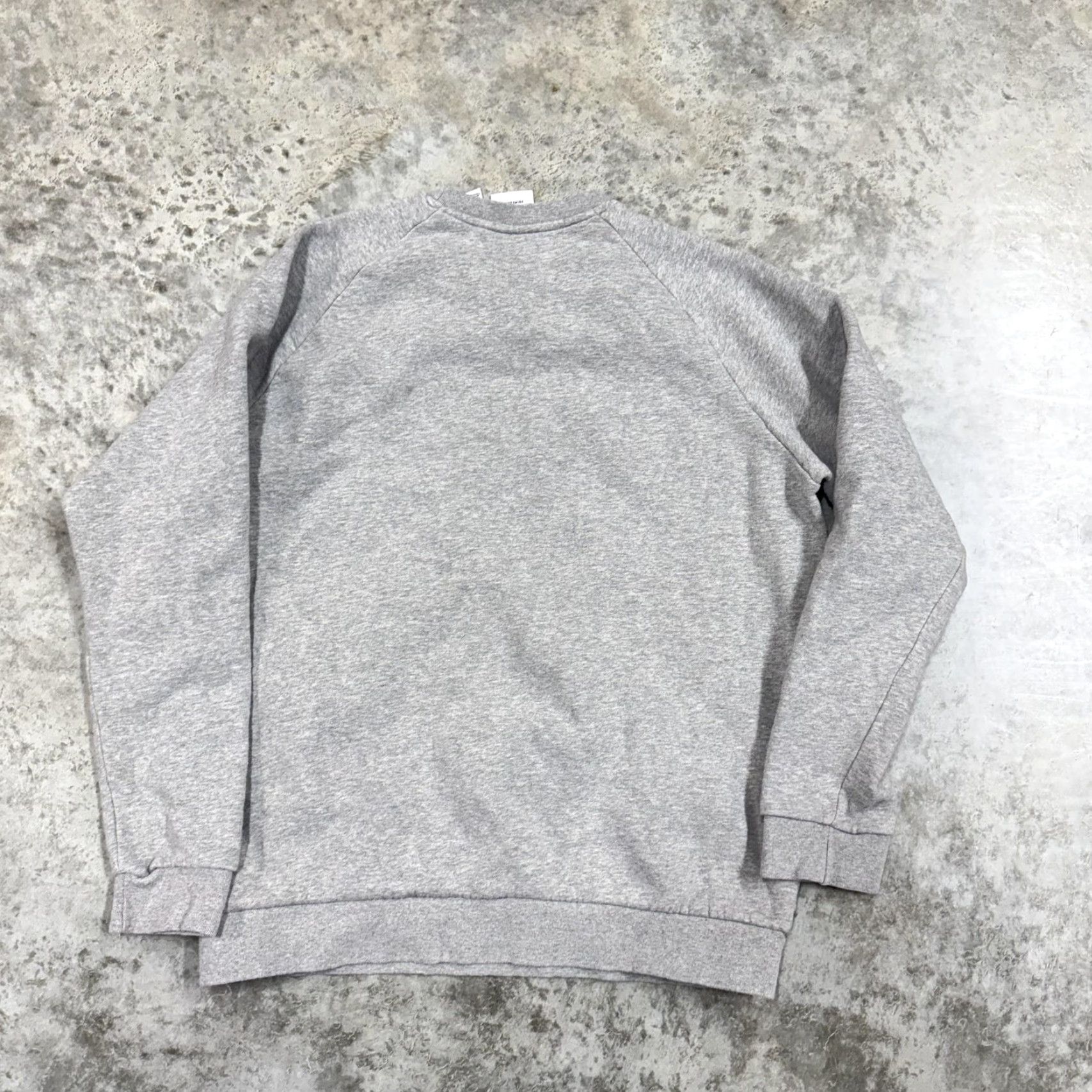 Adidas Adidas Sweatshirt Mens Large Gray Fleece Lined Crewneck Trefoil Logo Pullover Size US L / EU 52-54 / 3 - 6 Thumbnail