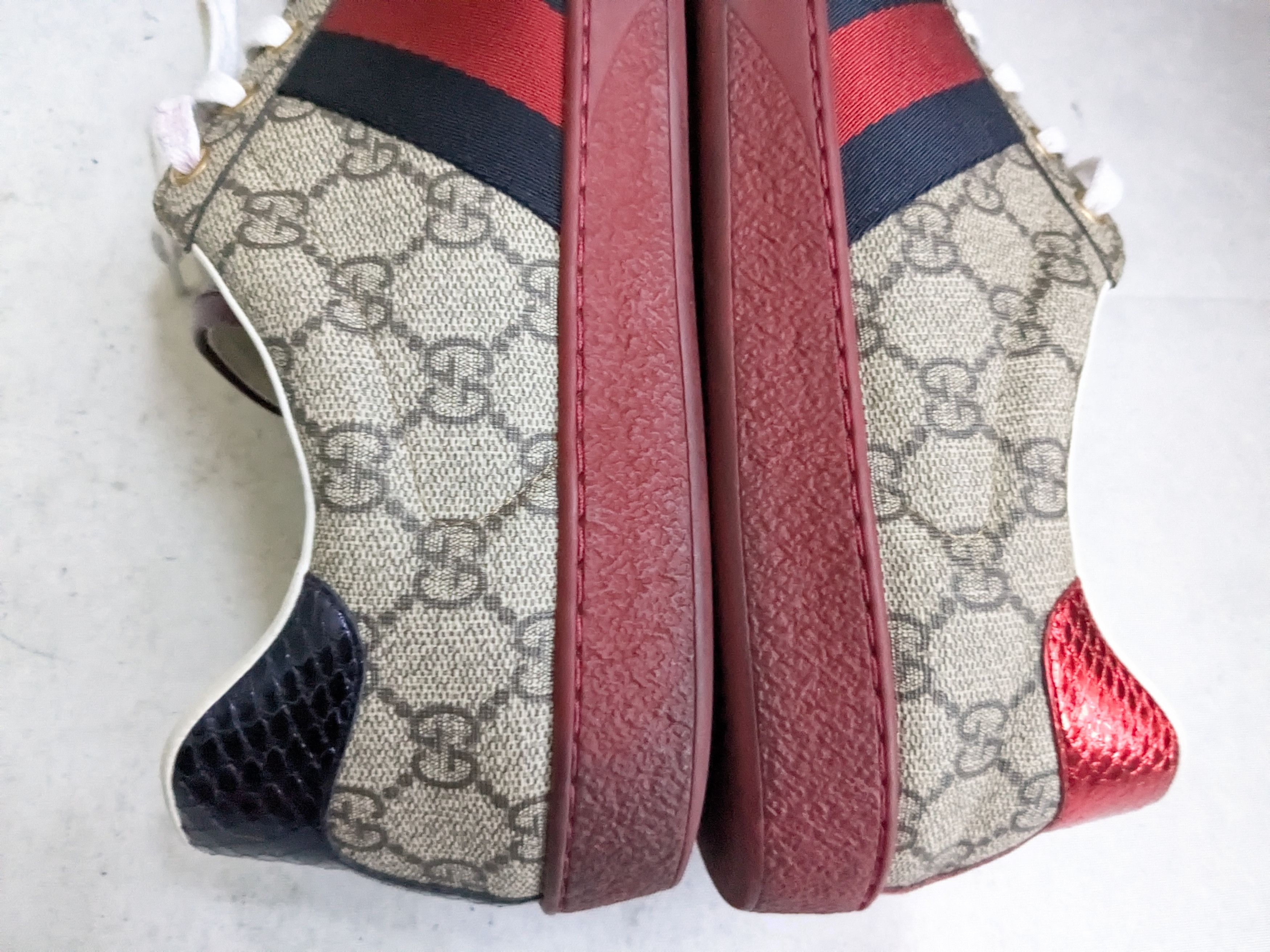 Gucci Gucci Ace Sneakers 9.5 Monogram Supreme Canvas Logo Size US 9.5 / EU 42-43 - 8 Thumbnail